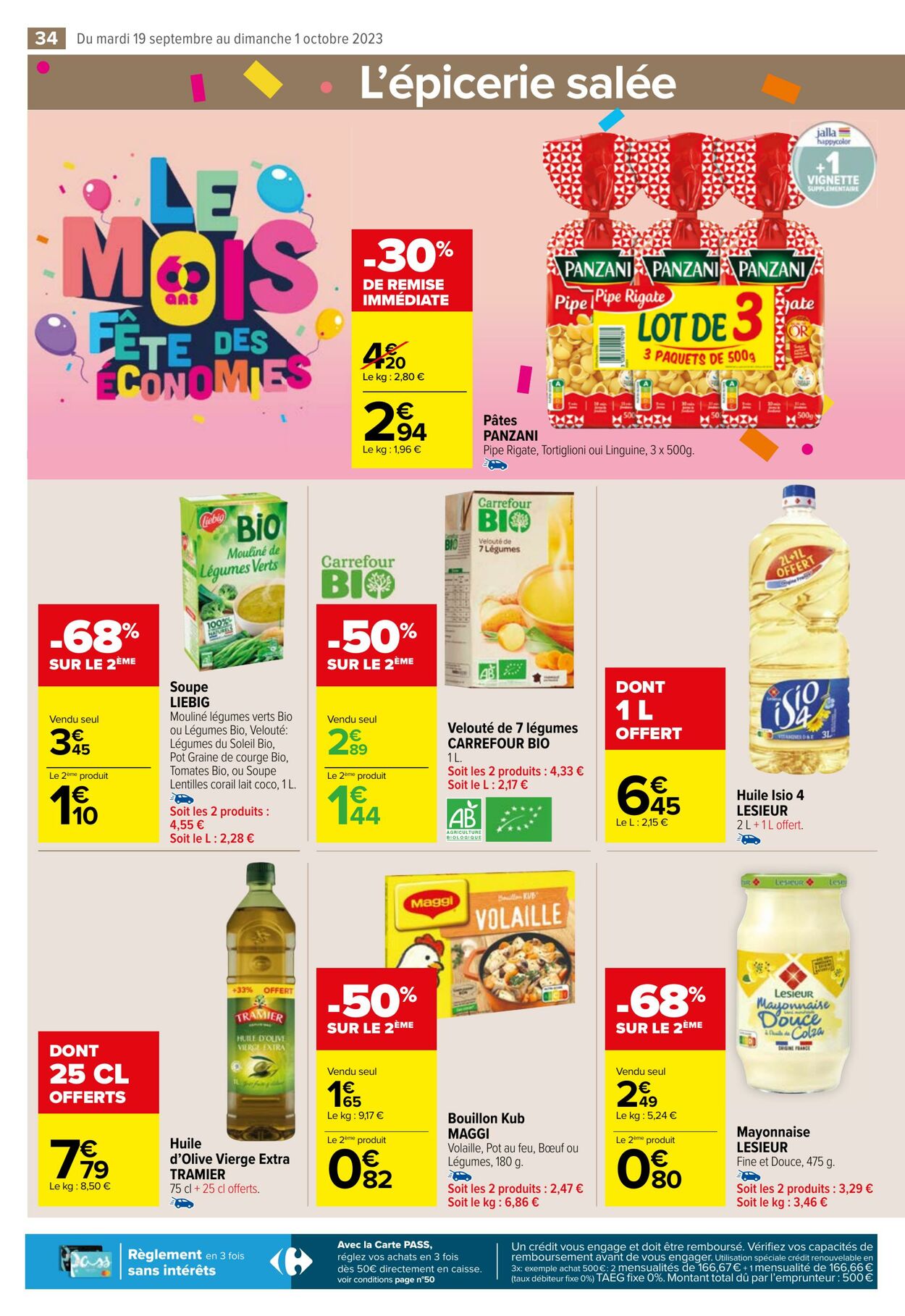 Catalogue Carrefour Market 19.09.2023 - 01.10.2023