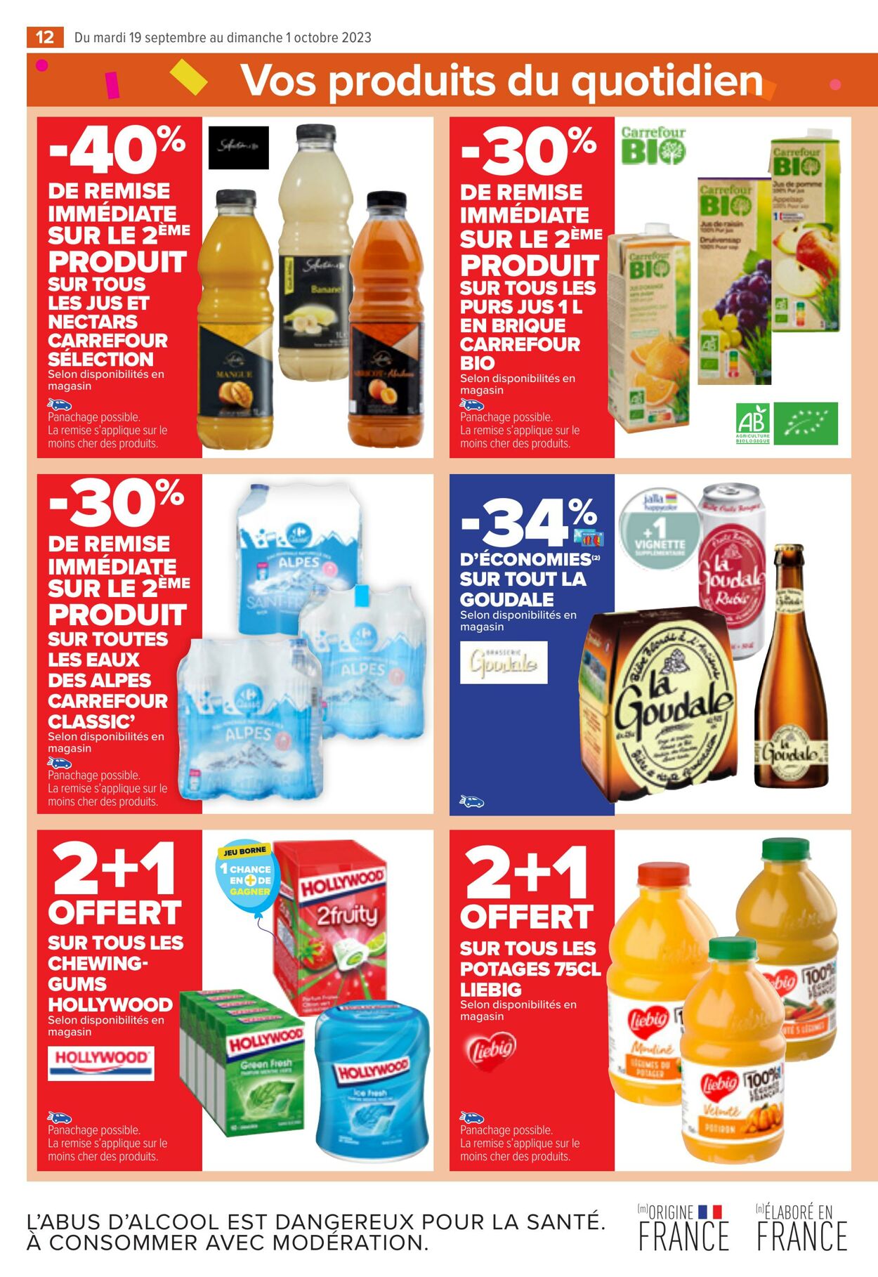 Catalogue Carrefour Market 19.09.2023 - 01.10.2023