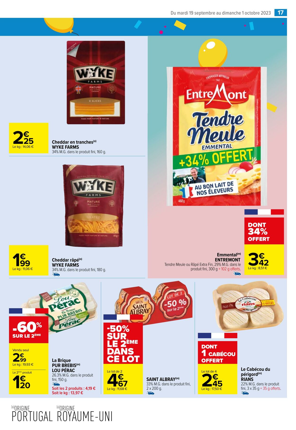 Catalogue Carrefour Market 19.09.2023 - 01.10.2023