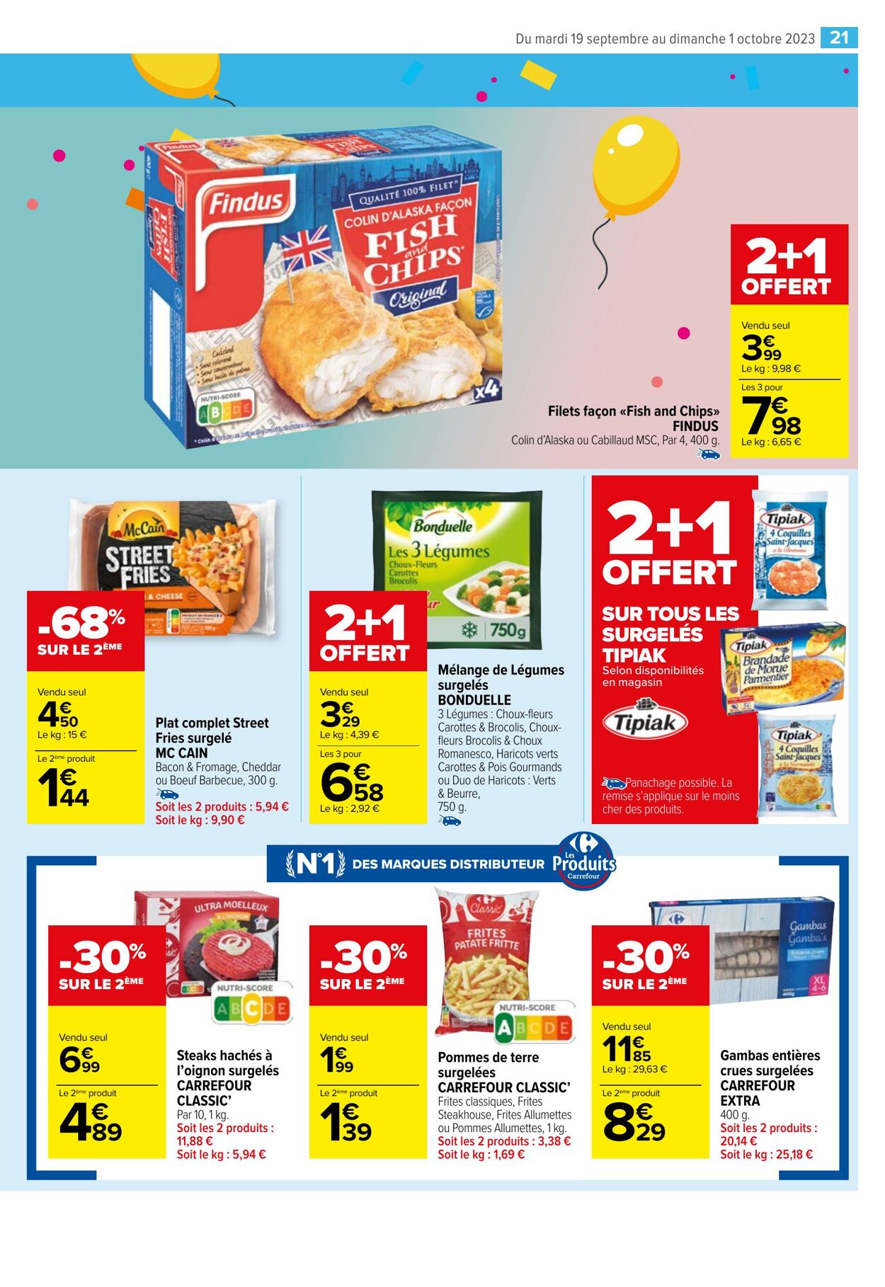 Catalogue Carrefour Market 19.09.2023 - 01.10.2023