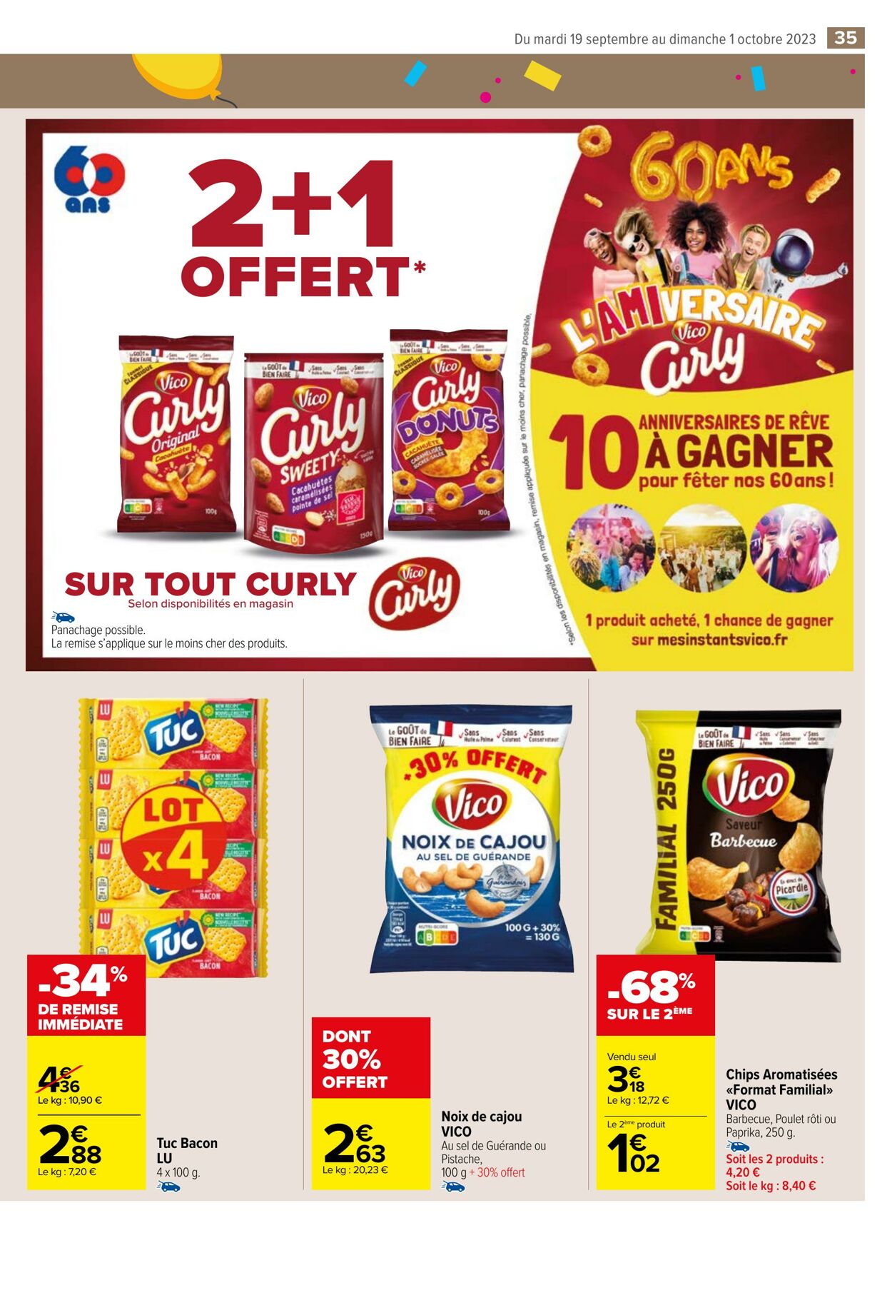 Catalogue Carrefour Market 19.09.2023 - 01.10.2023