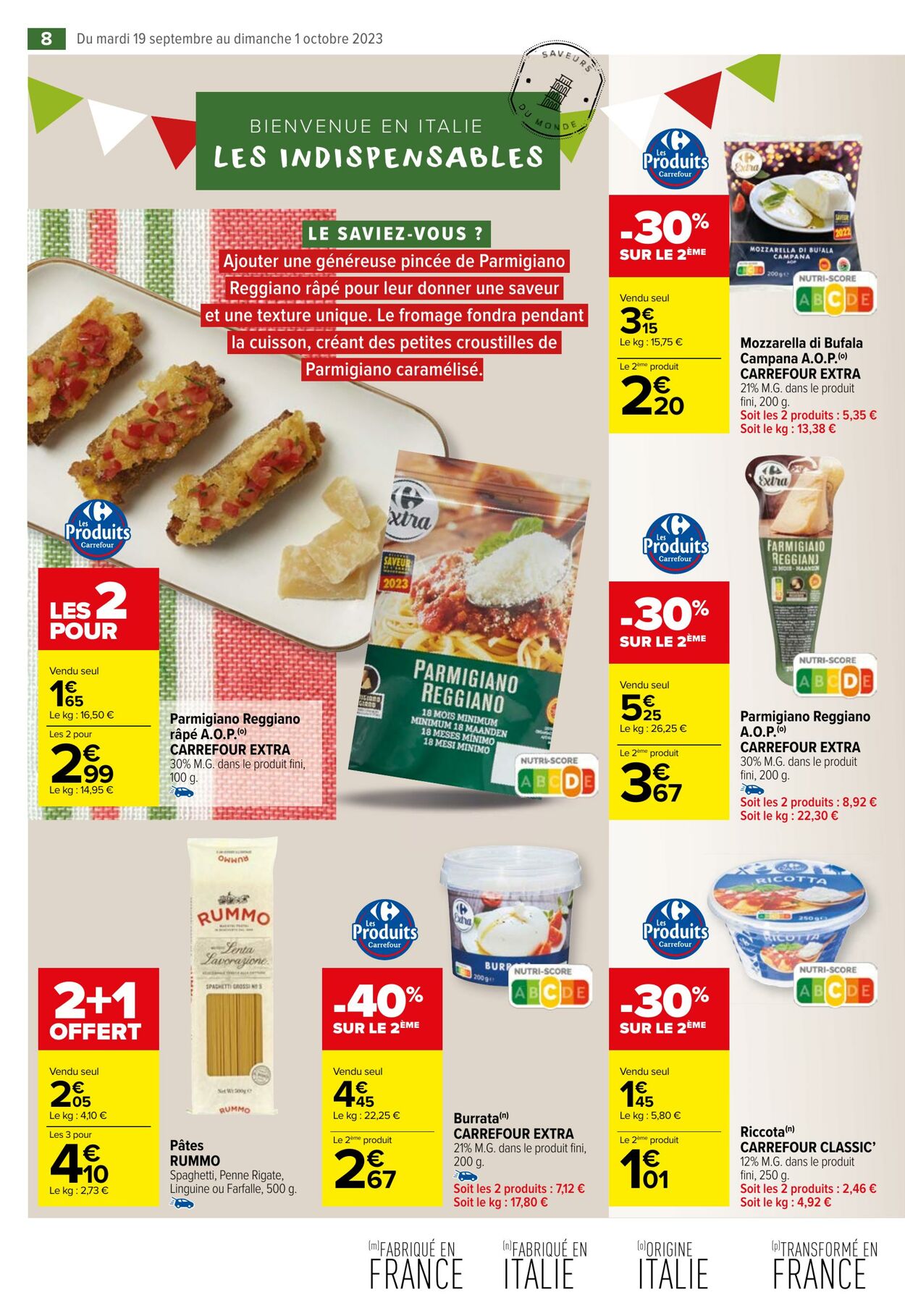 Catalogue Carrefour Market 19.09.2023 - 01.10.2023