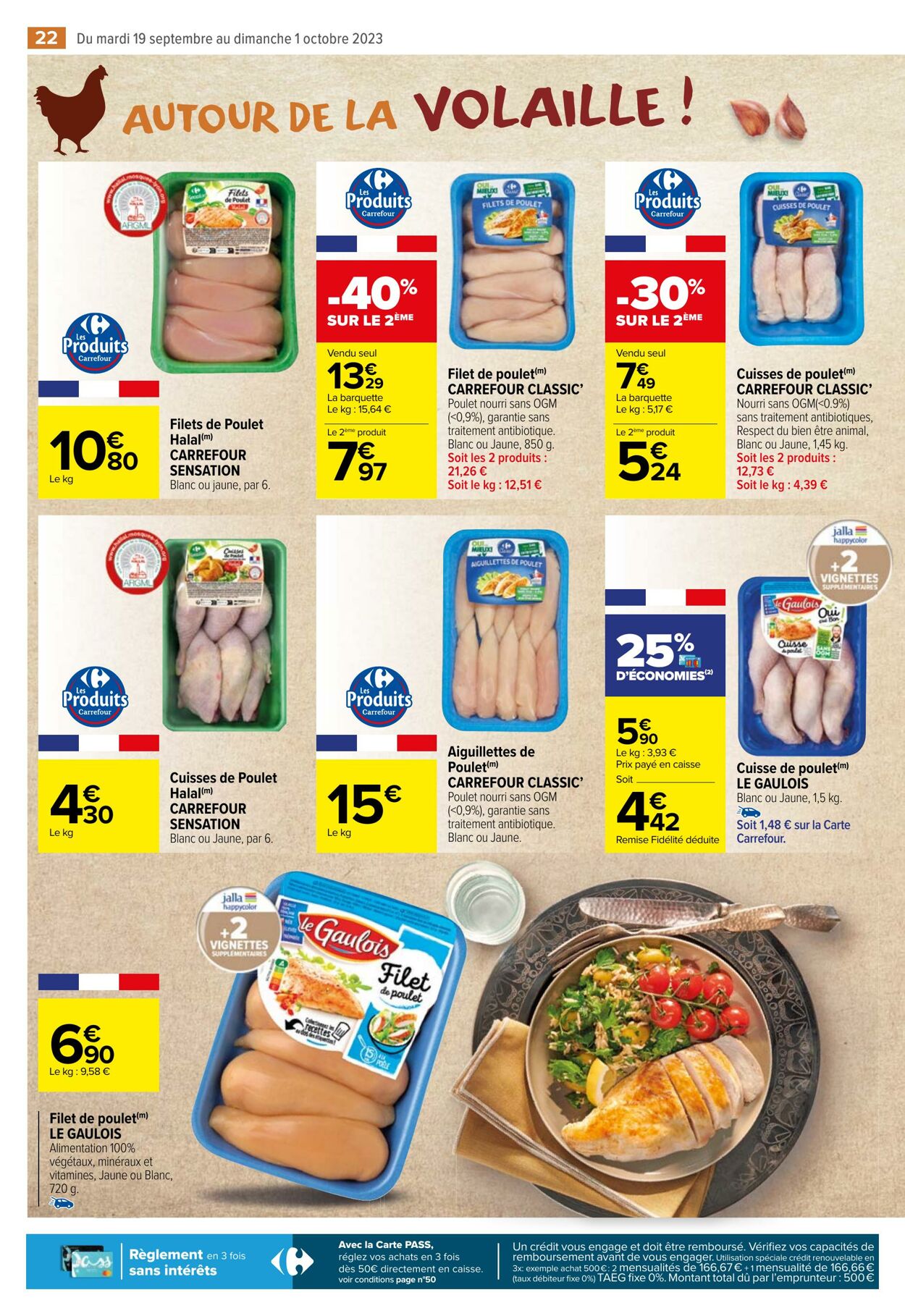 Catalogue Carrefour Market 19.09.2023 - 01.10.2023