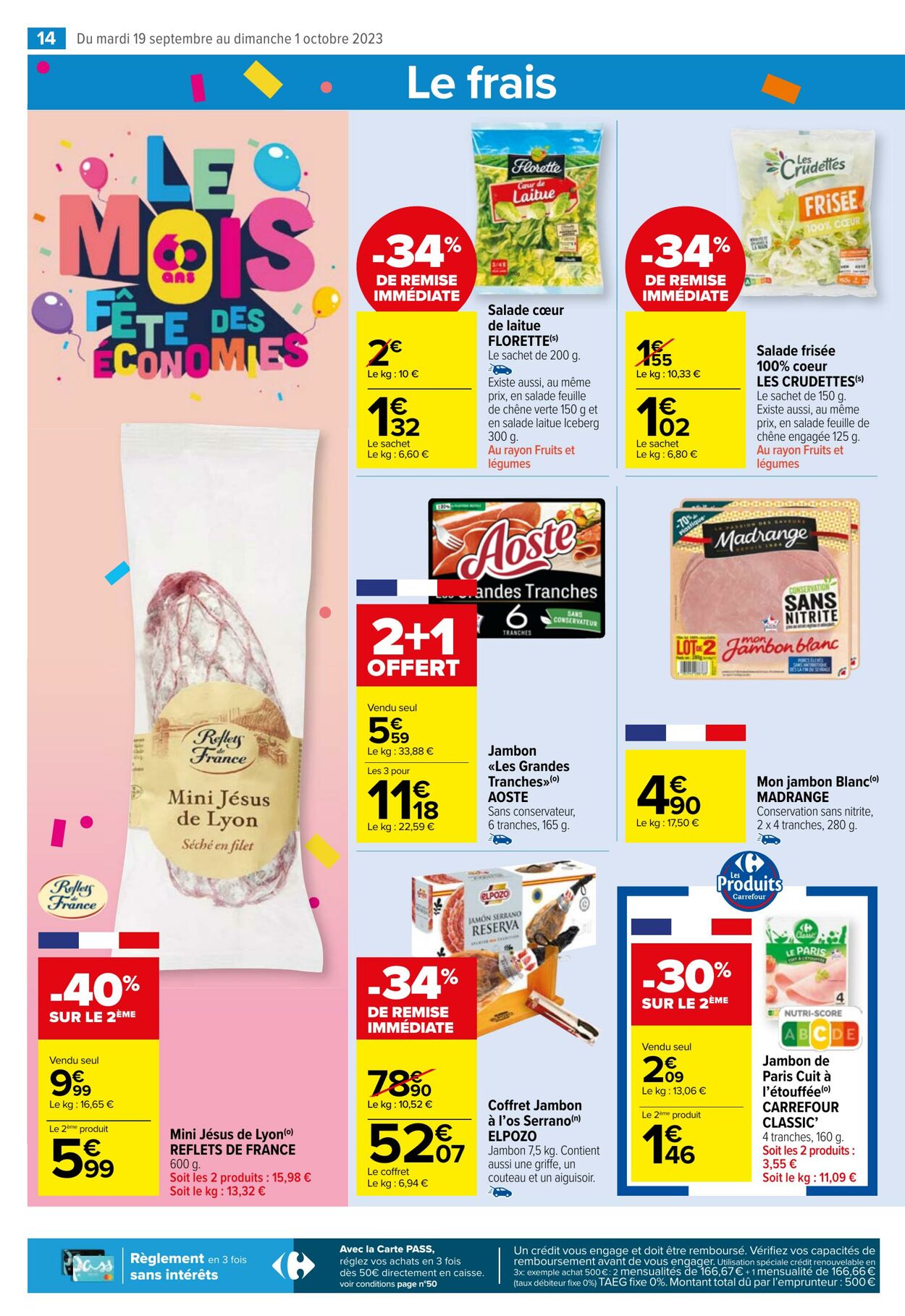 Catalogue Carrefour Market 19.09.2023 - 01.10.2023