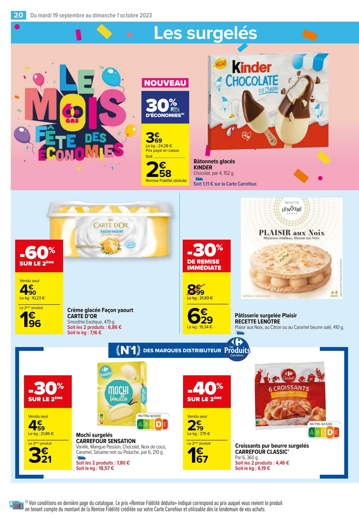 Catalogue Carrefour Market 19.09.2023 - 01.10.2023