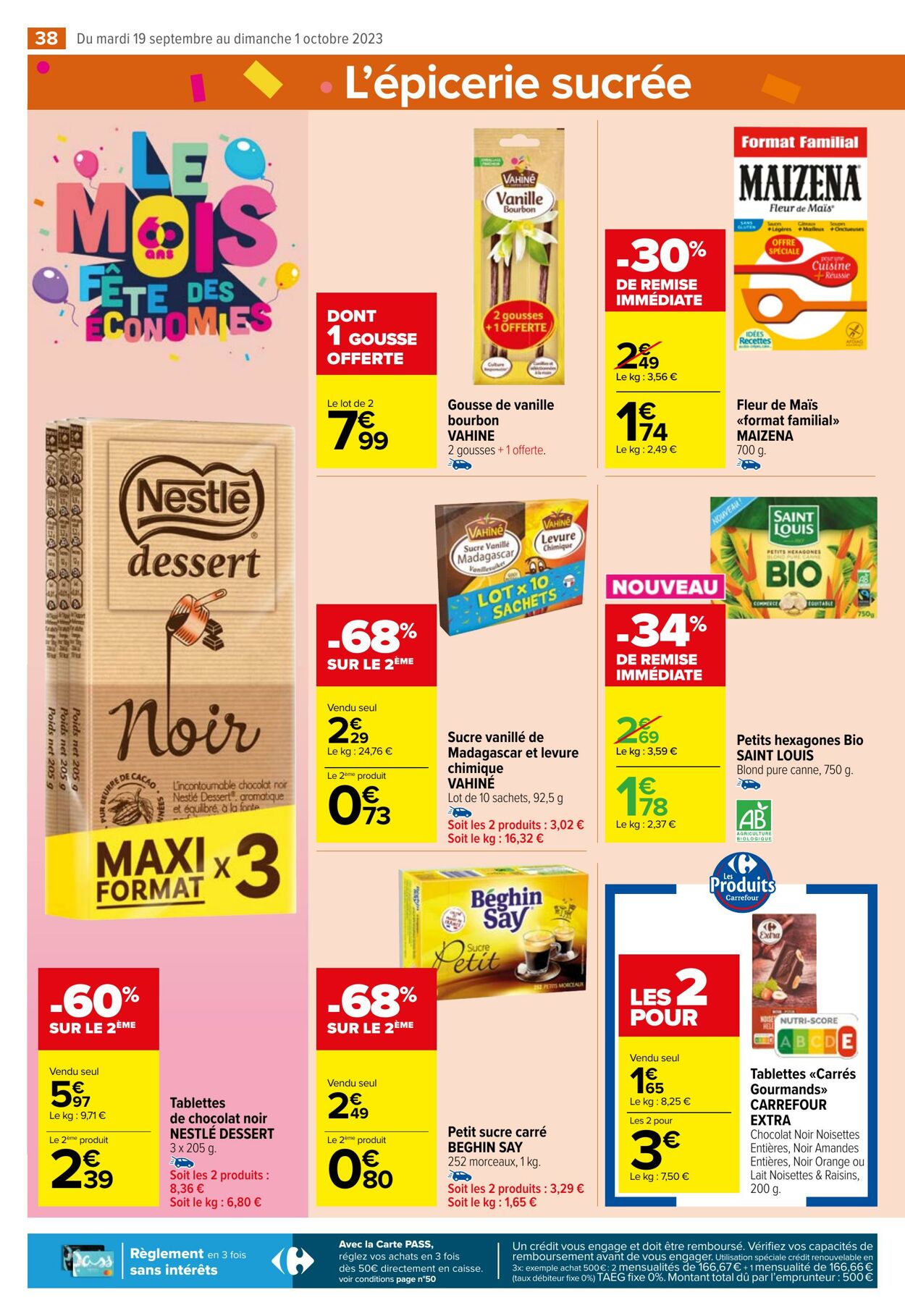 Catalogue Carrefour Market 19.09.2023 - 01.10.2023