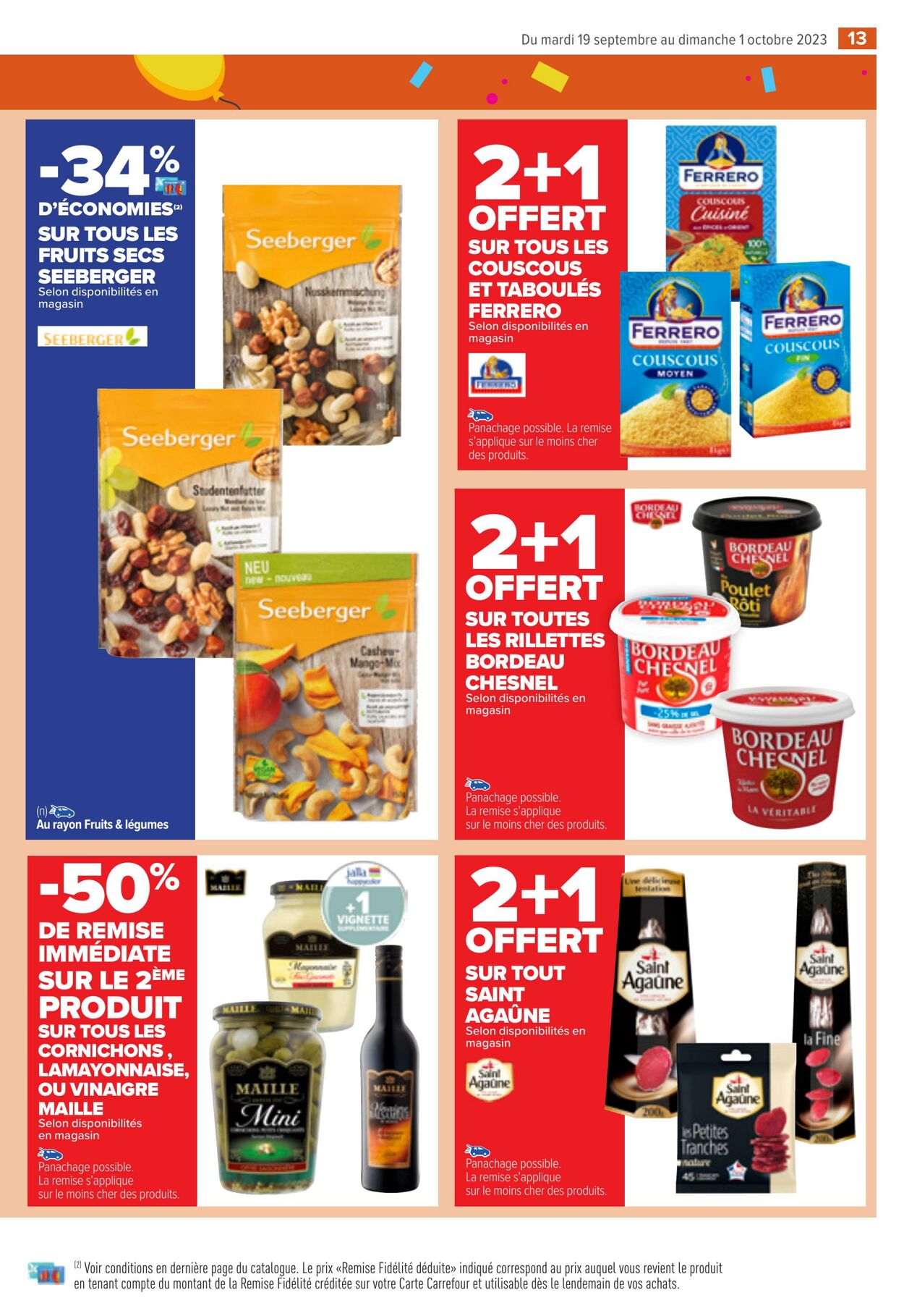 Catalogue Carrefour Market 19.09.2023 - 01.10.2023