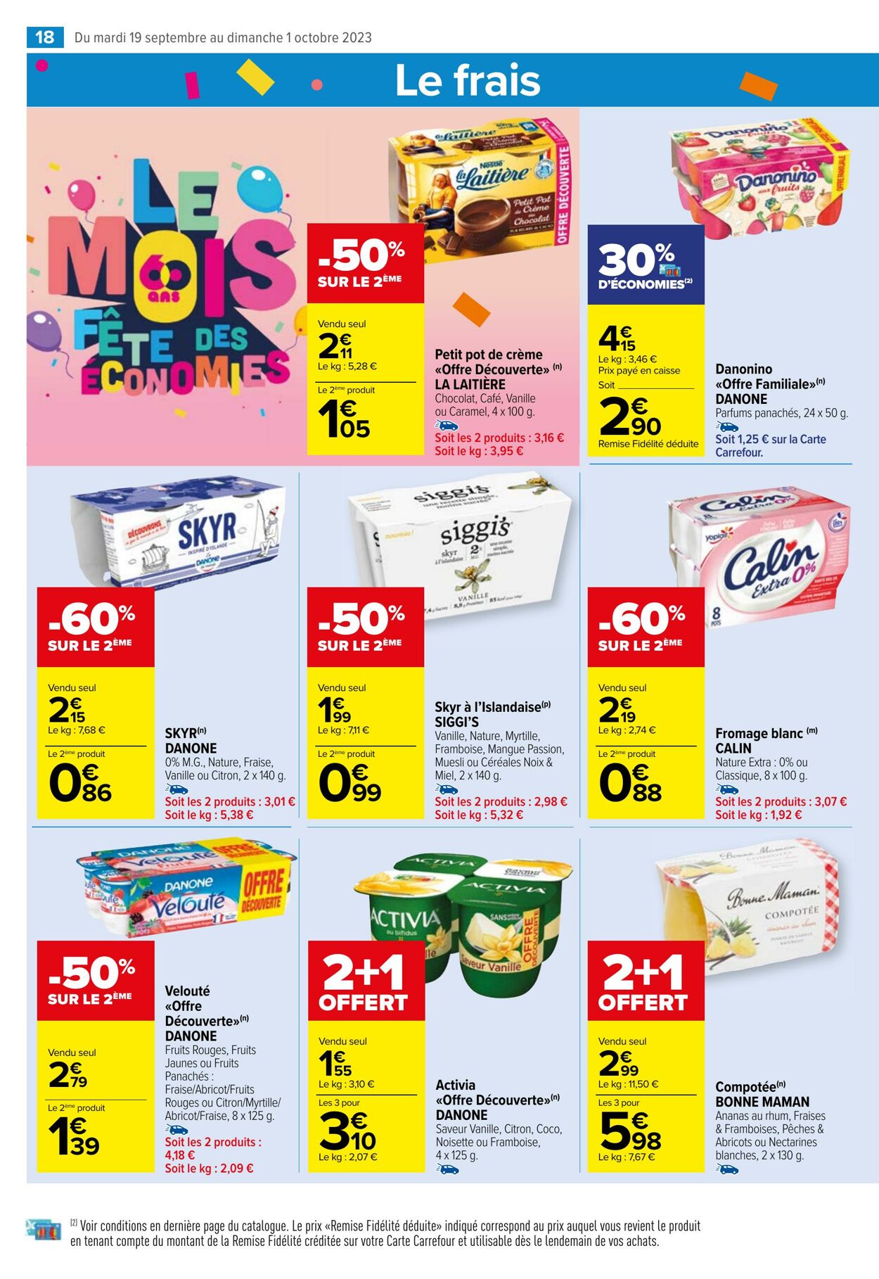 Catalogue Carrefour Market 19.09.2023 - 01.10.2023