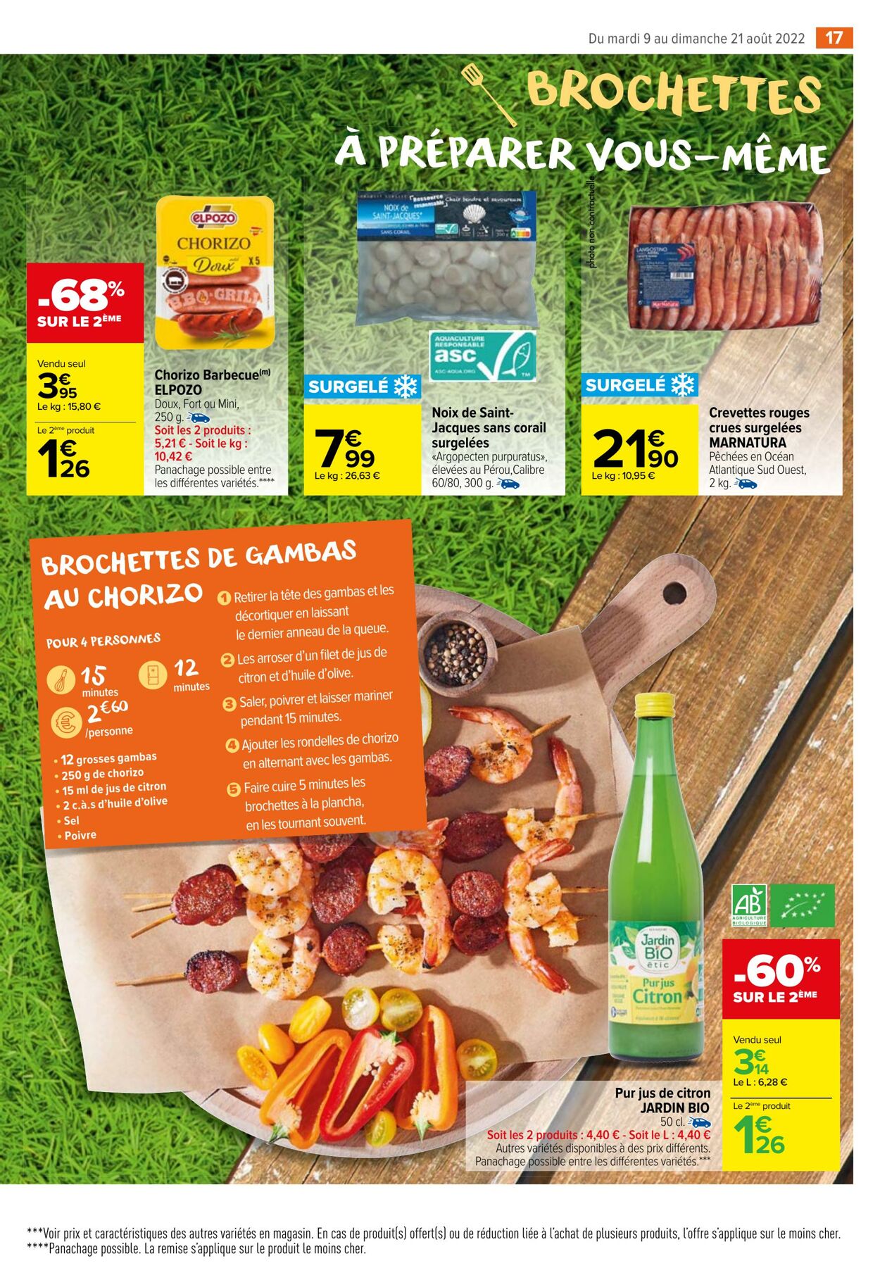 Catalogue Carrefour 09.08.2022 - 21.08.2022