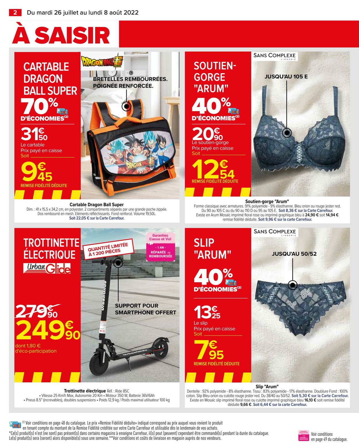 Catalogue Carrefour 26.07.2022-08.08.2022