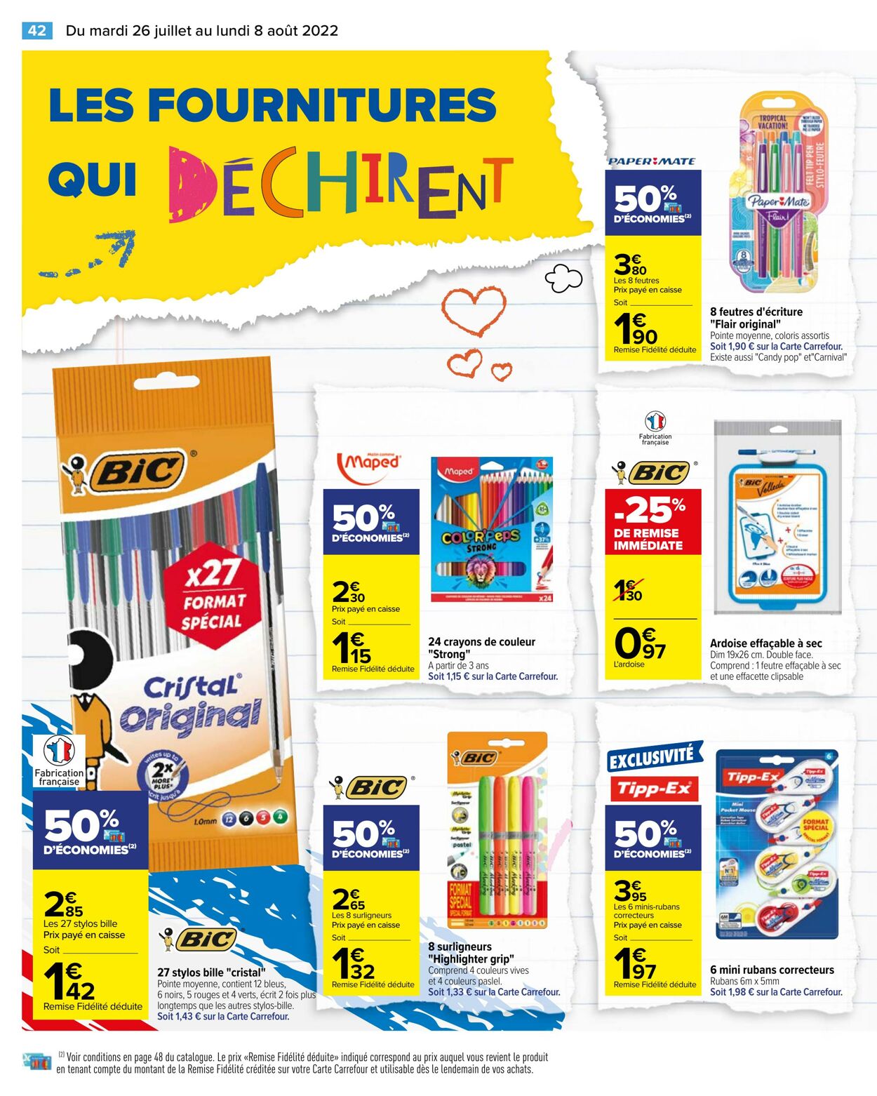 Catalogue Carrefour 26.07.2022 - 08.08.2022