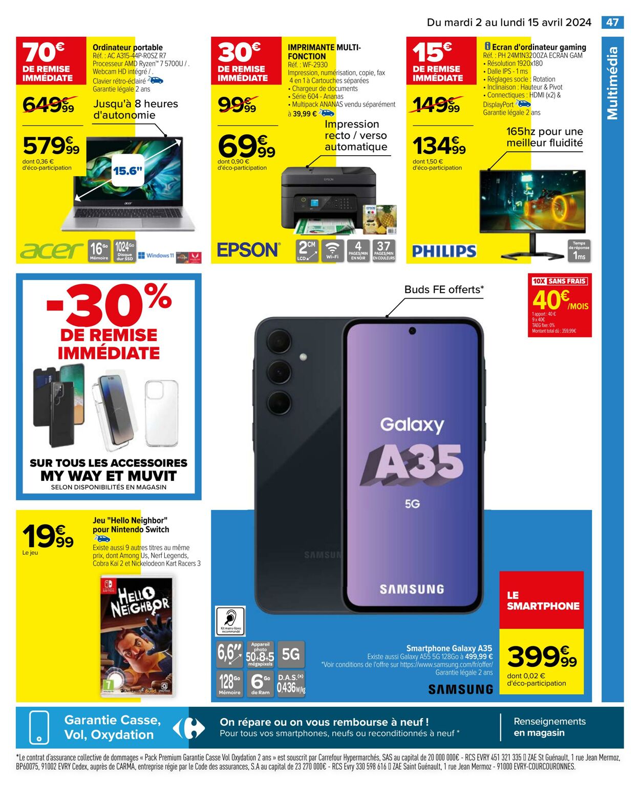 Catalogue Carrefour 02.04.2024 - 15.04.2024