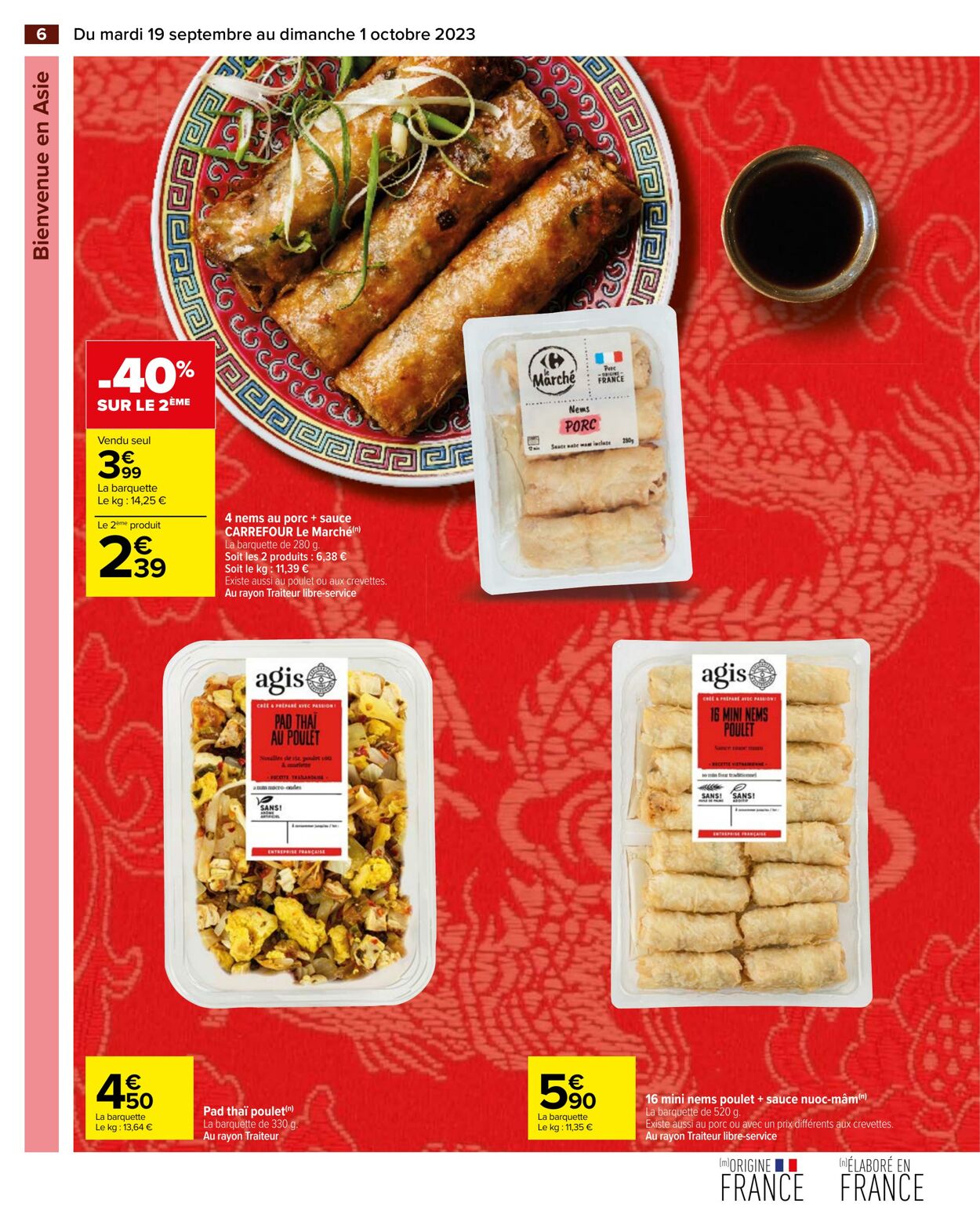 Catalogue Carrefour 19.09.2023 - 01.10.2023