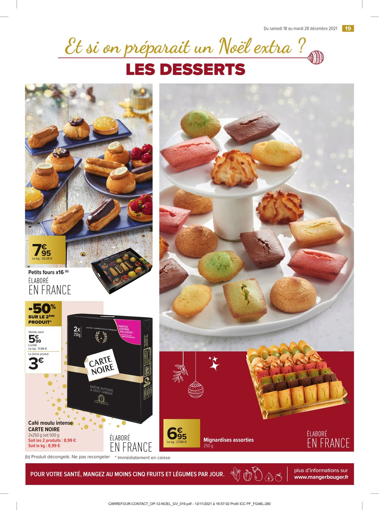 Catalogue Carrefour 18.12.2021 - 28.12.2021