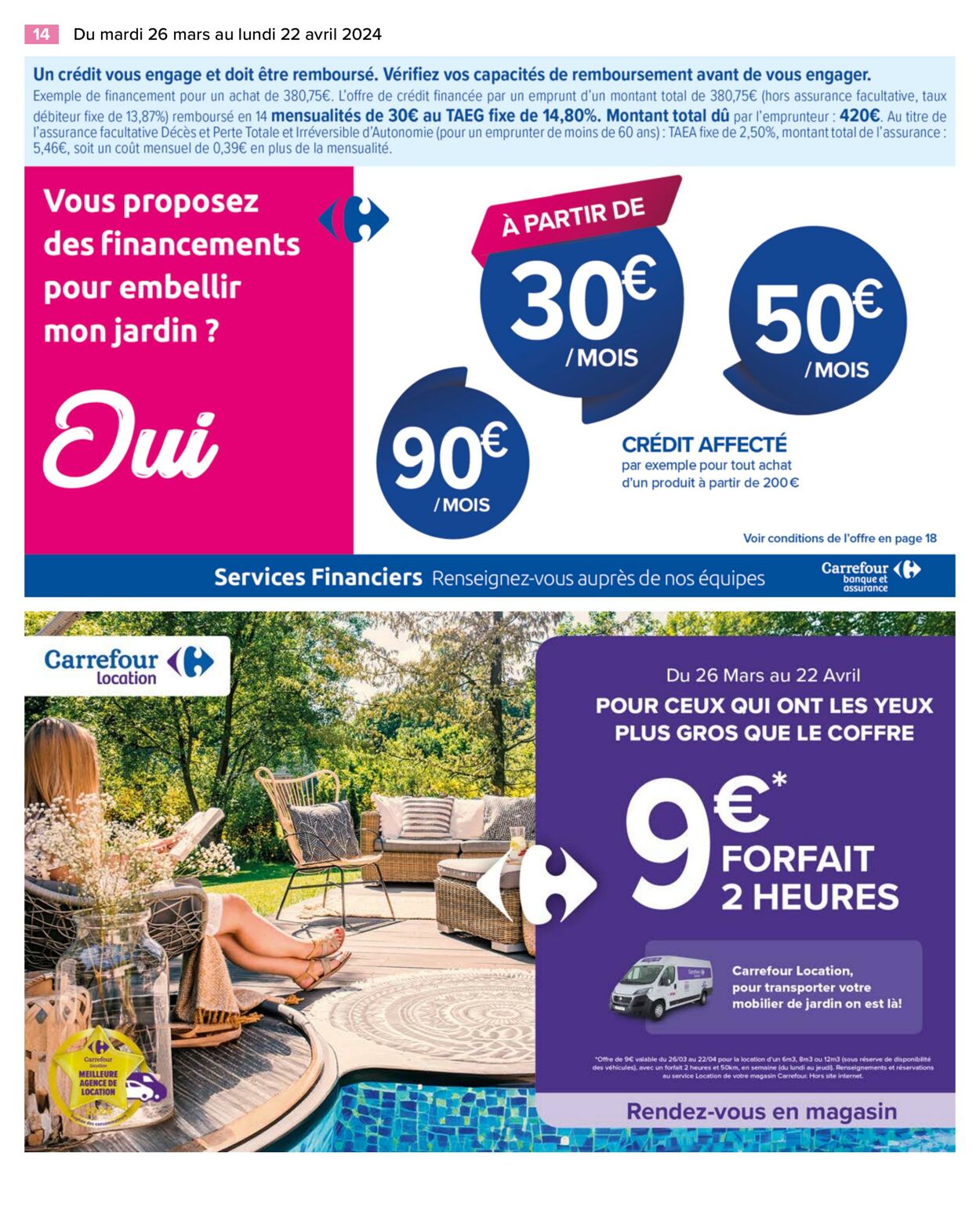 Catalogue Carrefour 26.03.2024 - 22.04.2024