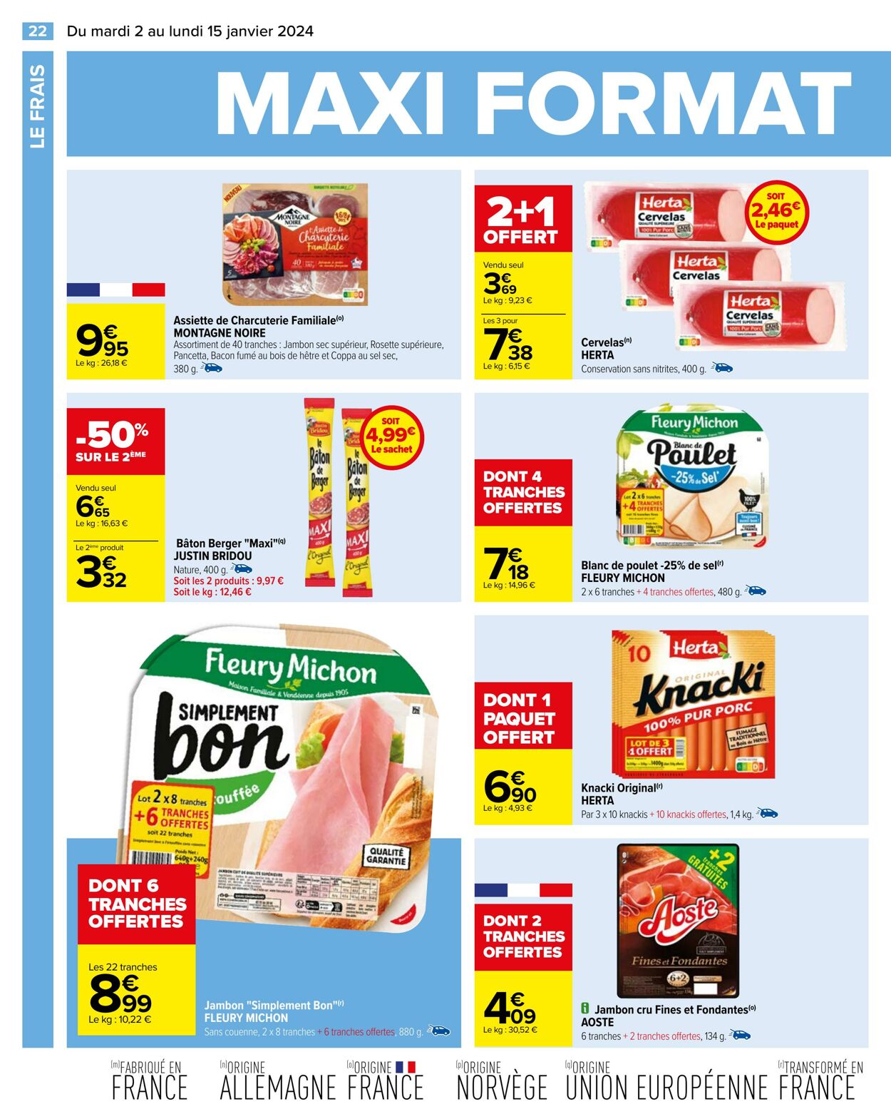 Catalogue Carrefour 02.01.2024 - 15.01.2024