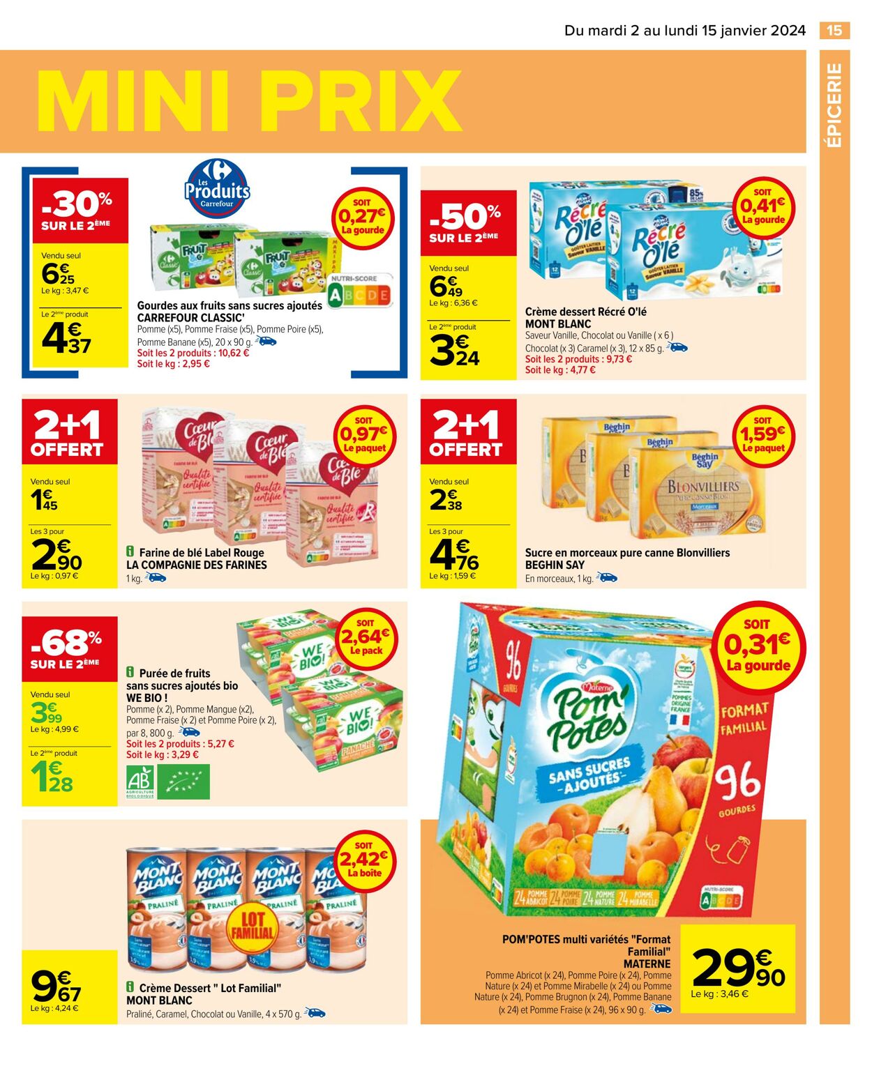 Catalogue Carrefour 02.01.2024 - 15.01.2024