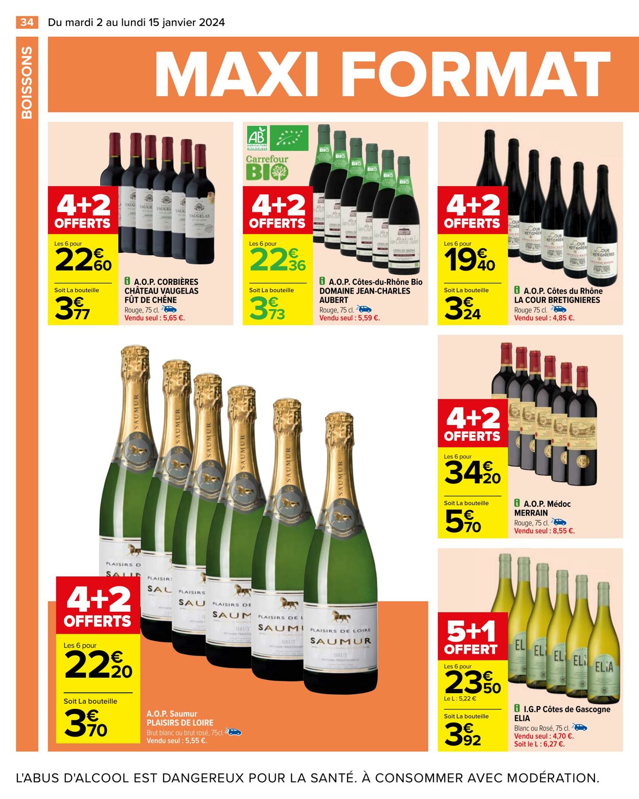 Catalogue Carrefour 02.01.2024 - 15.01.2024