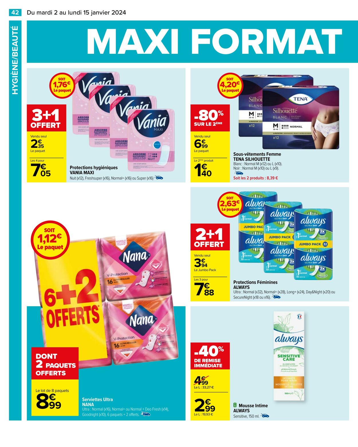 Catalogue Carrefour 02.01.2024 - 15.01.2024