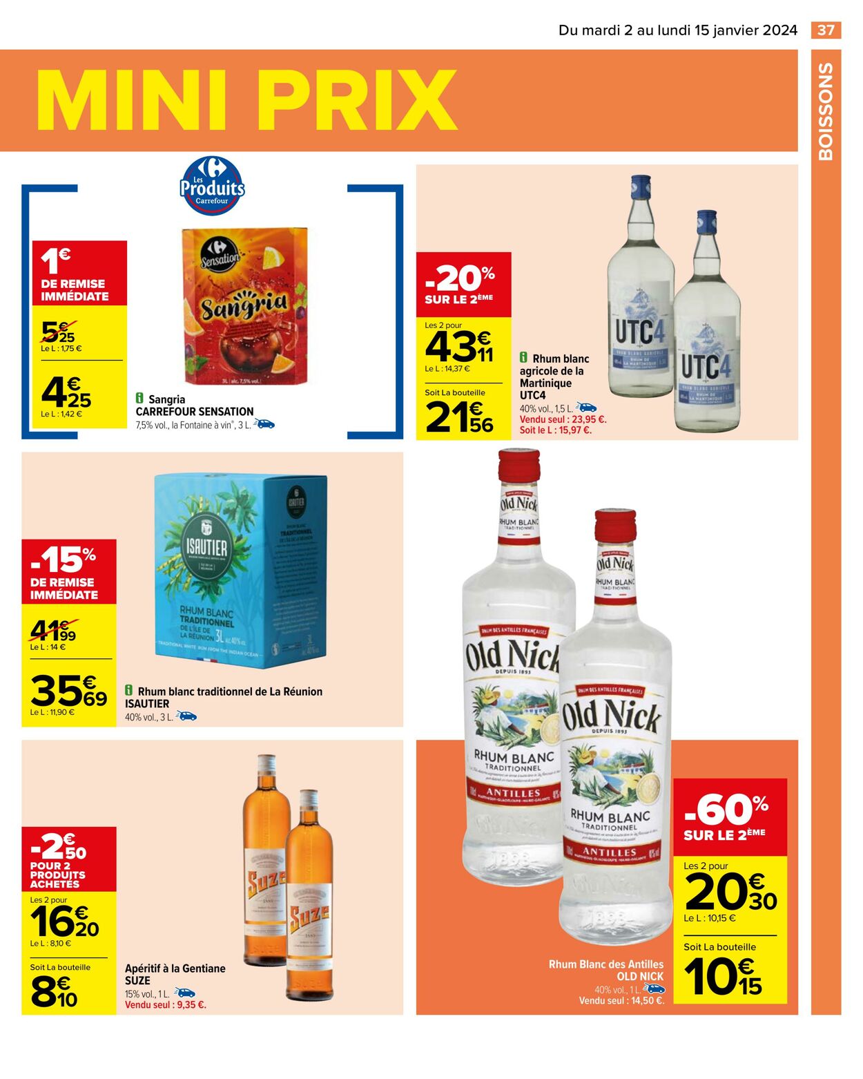 Catalogue Carrefour 02.01.2024 - 15.01.2024