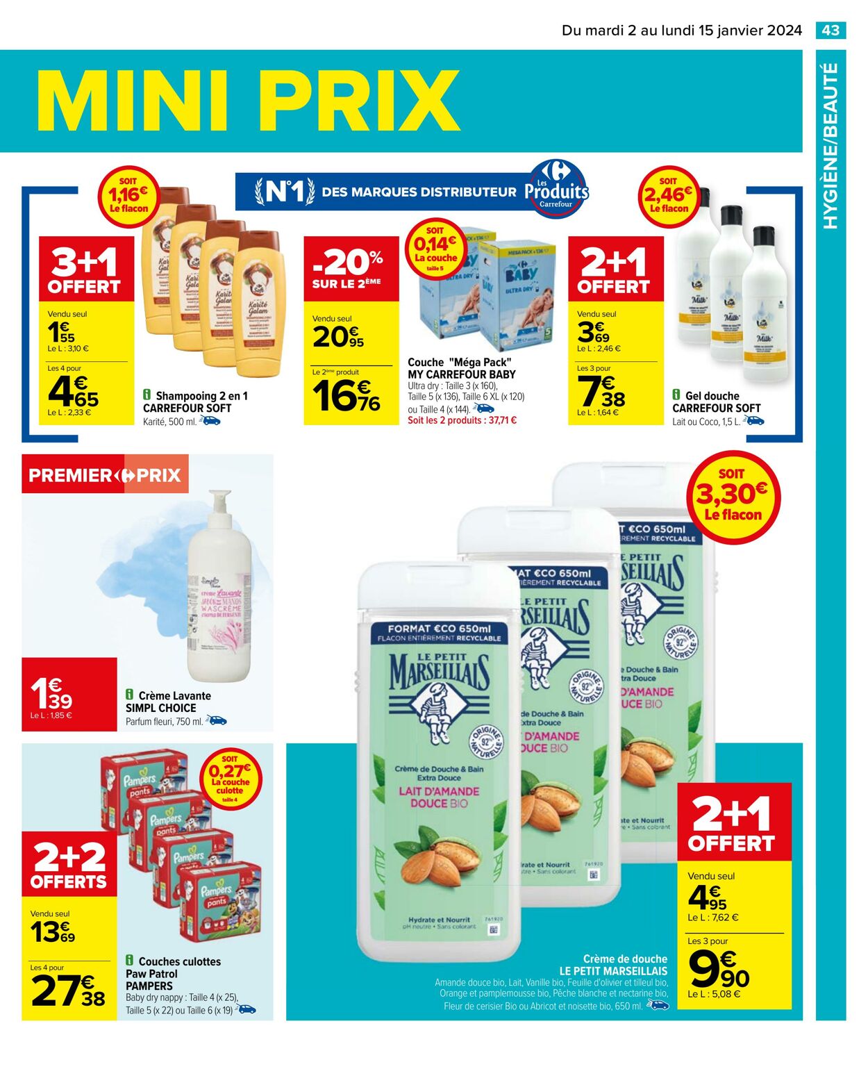 Catalogue Carrefour 02.01.2024 - 15.01.2024