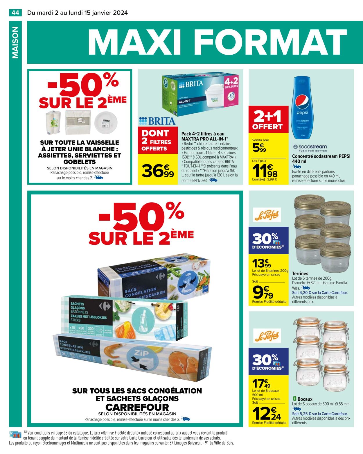 Catalogue Carrefour 02.01.2024 - 15.01.2024