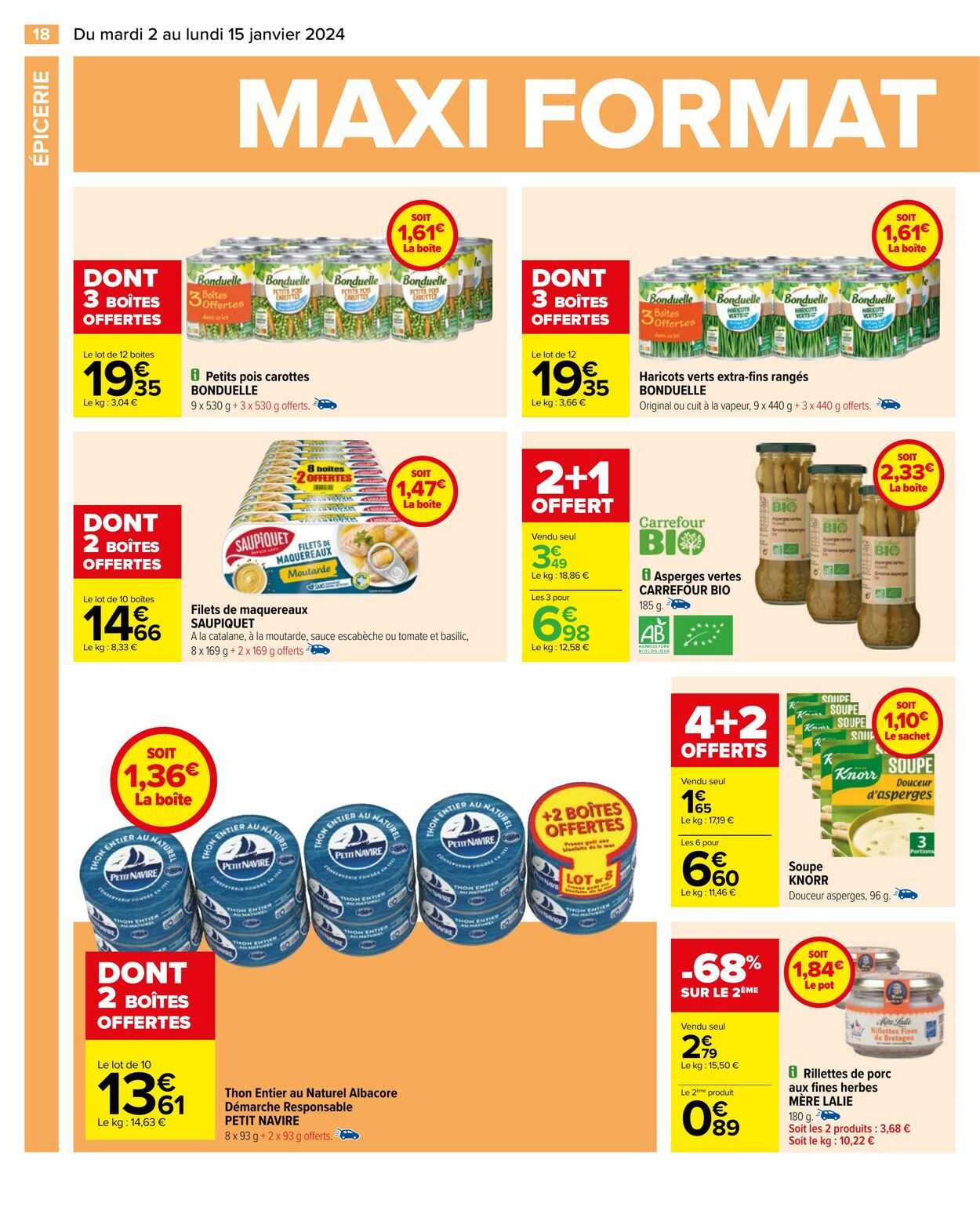 Catalogue Carrefour 02.01.2024 - 15.01.2024