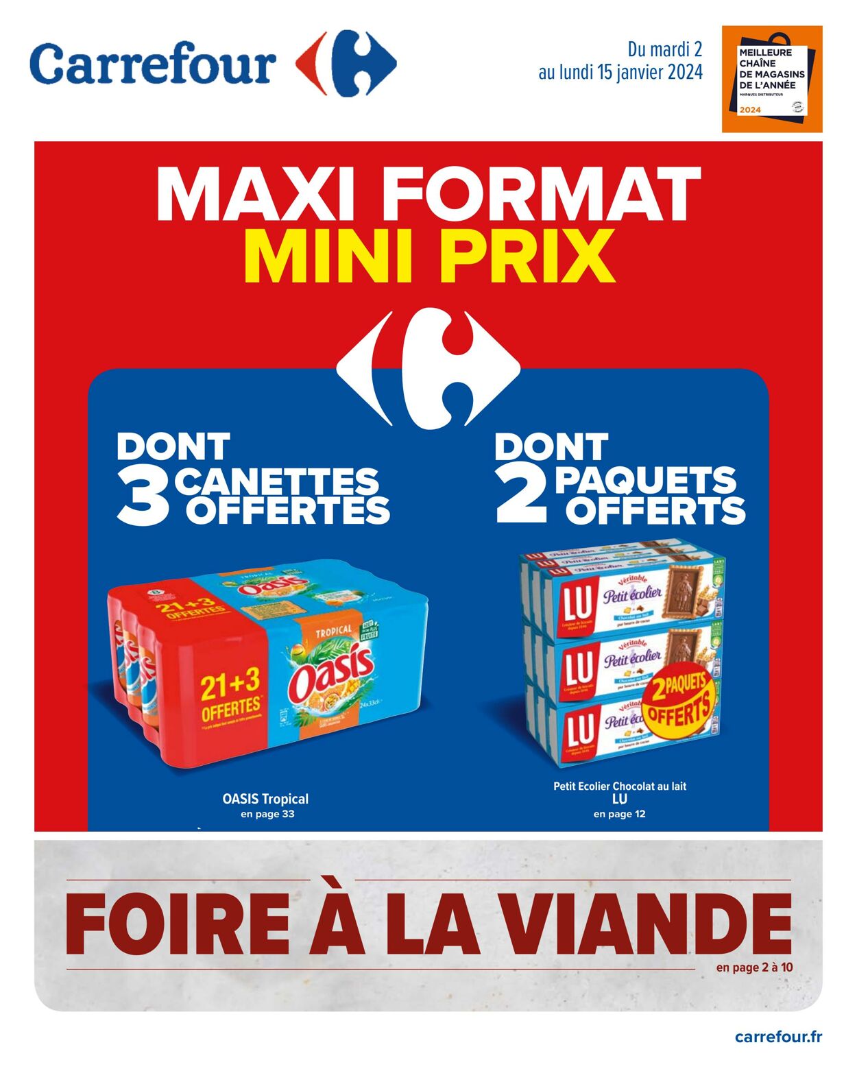 Catalogue Carrefour 02.01.2024 - 15.01.2024