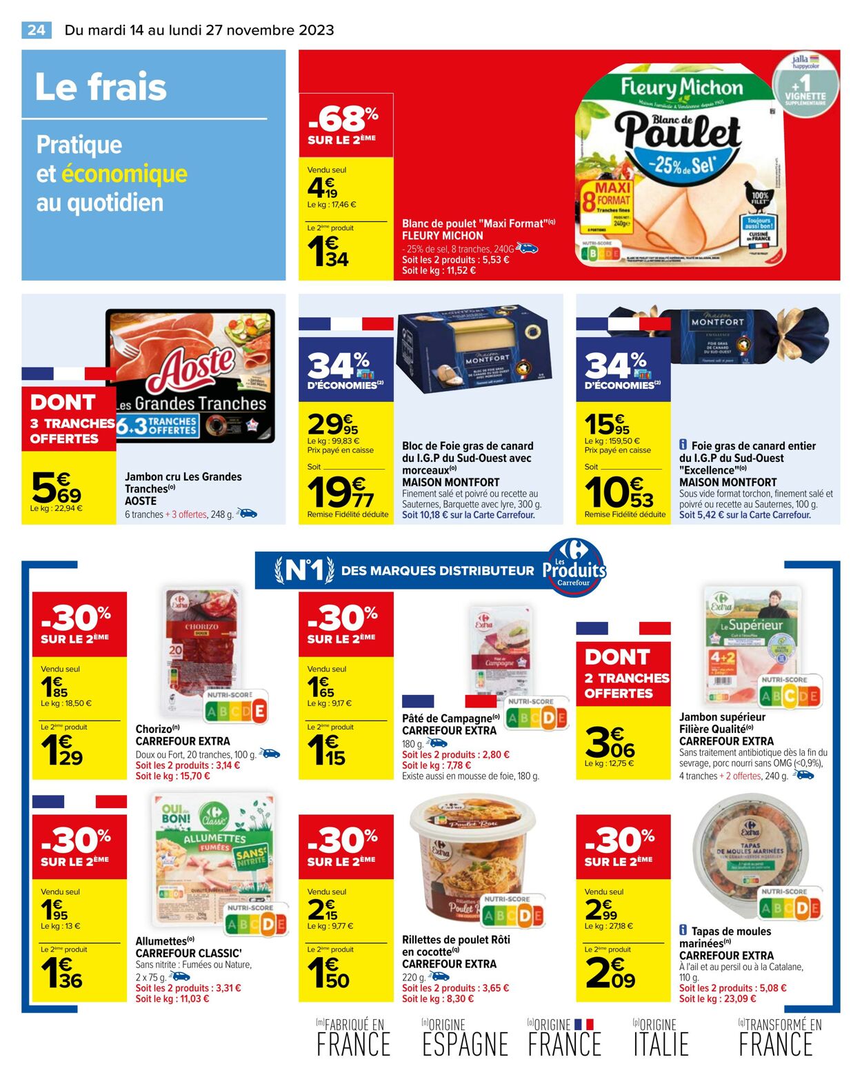 Catalogue Carrefour 14.11.2023 - 27.11.2023