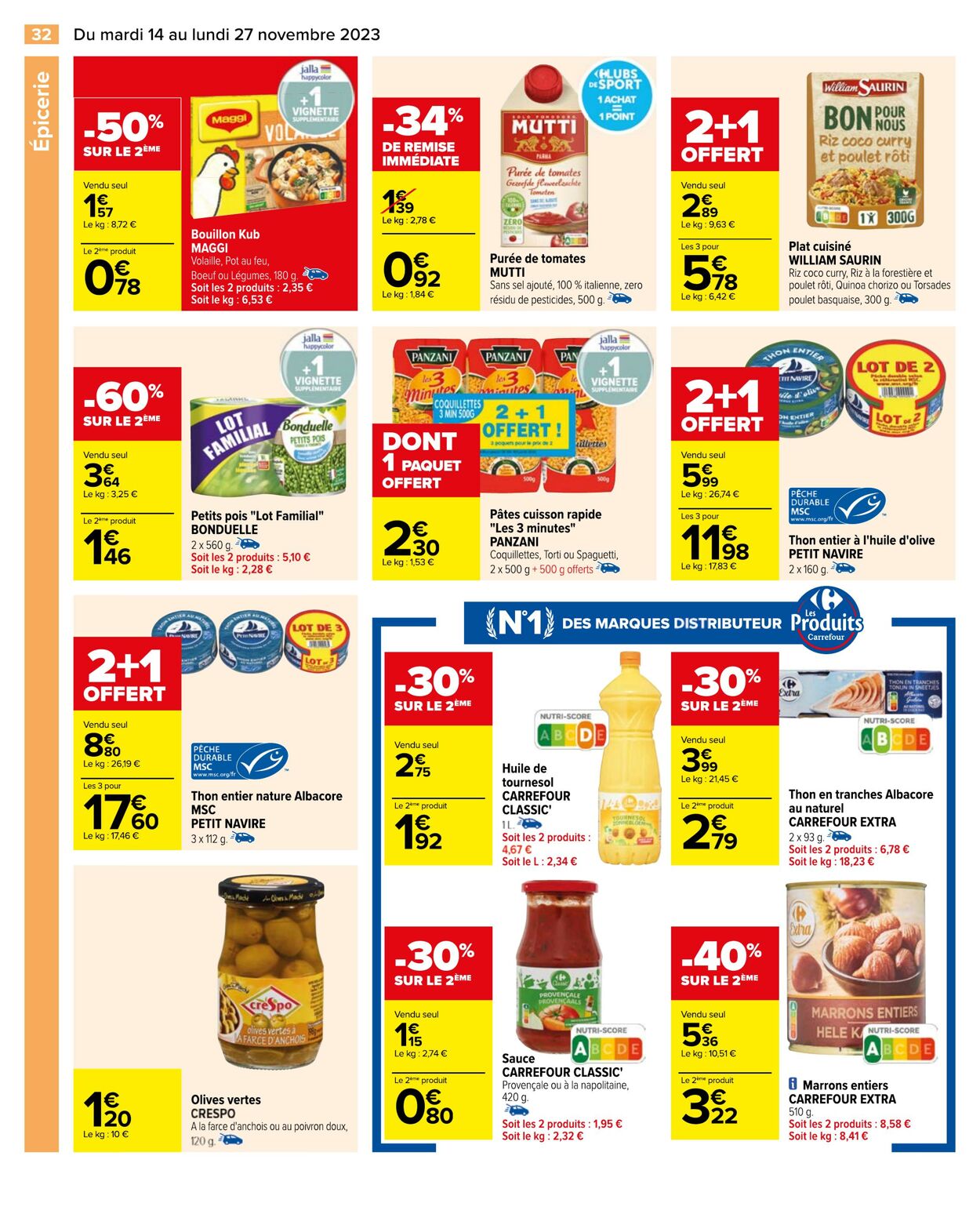 Catalogue Carrefour 14.11.2023 - 27.11.2023