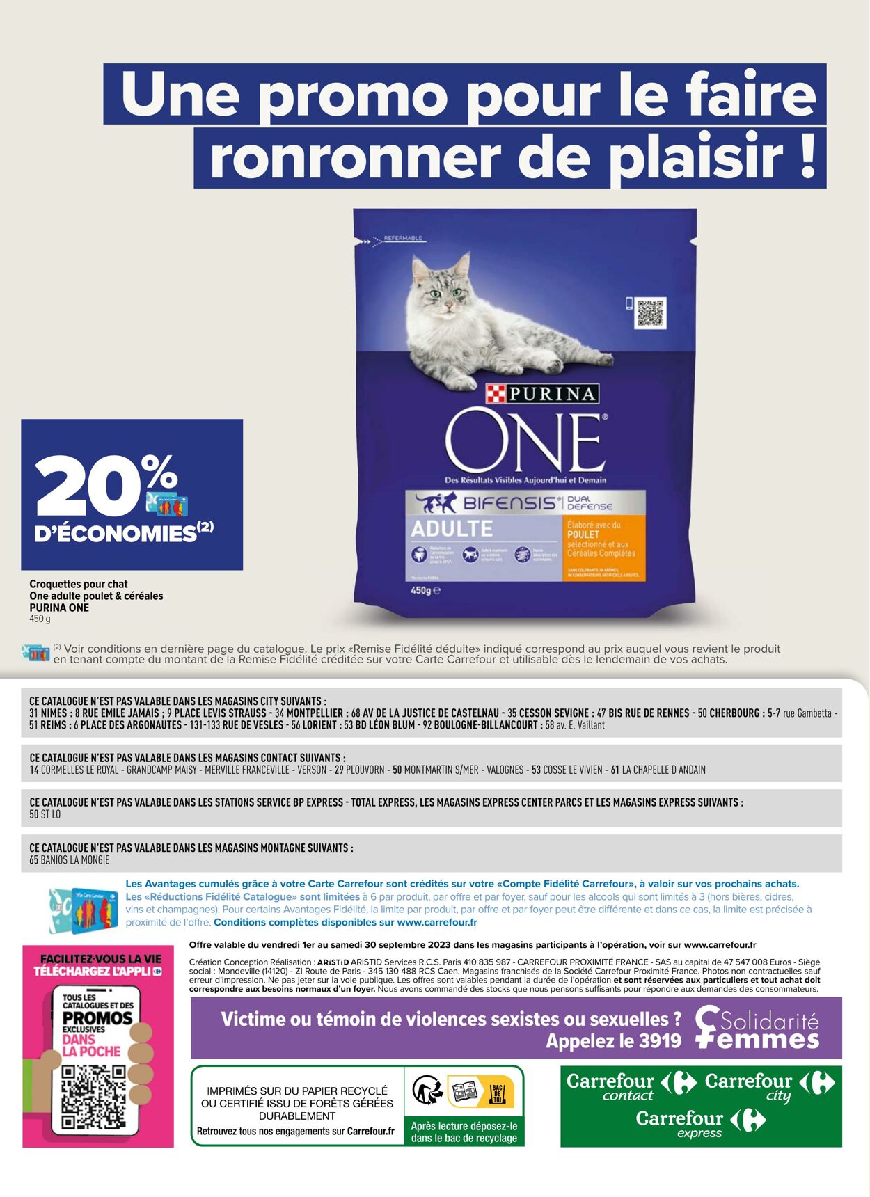 Catalogue Carrefour 01.09.2023 - 30.09.2023