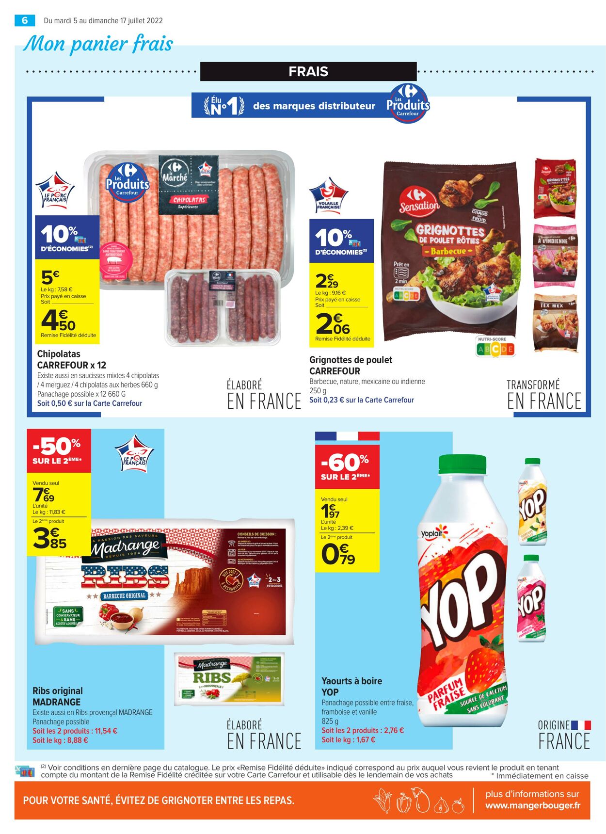 Carrefour Catalogue Promotionnel - Valable à Partir Du 05.07 Au 17.07 ...