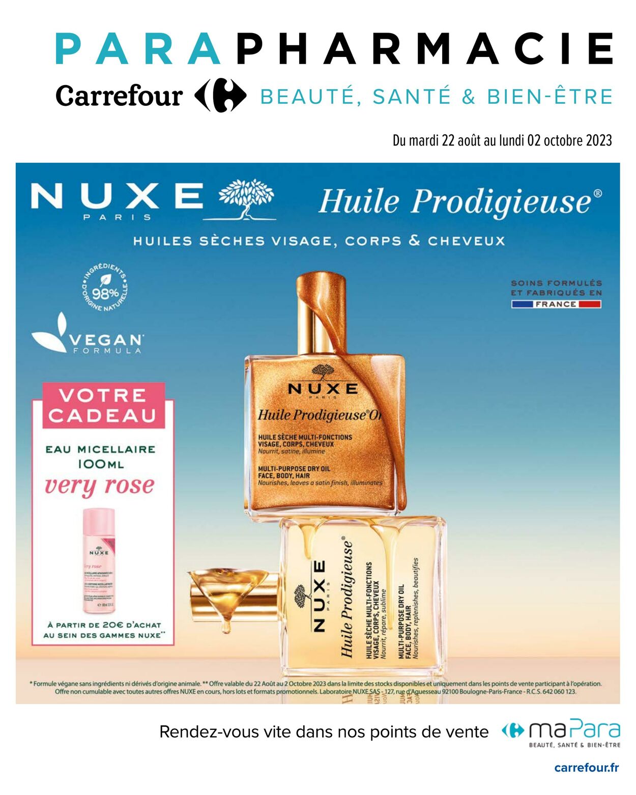 Catalogue Carrefour 22.08.2023 - 02.10.2023