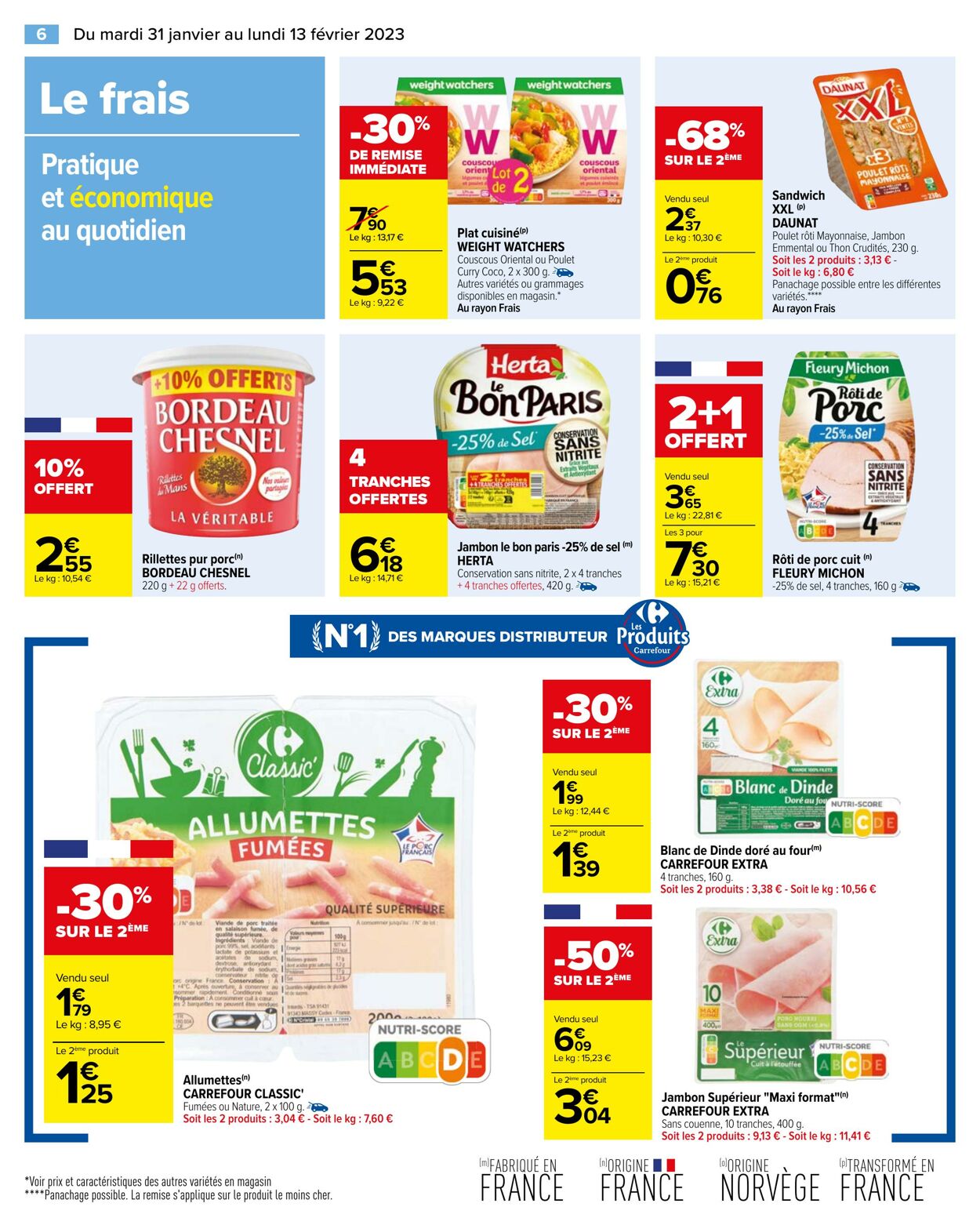 Catalogue Carrefour 31.01.2023 - 13.02.2023