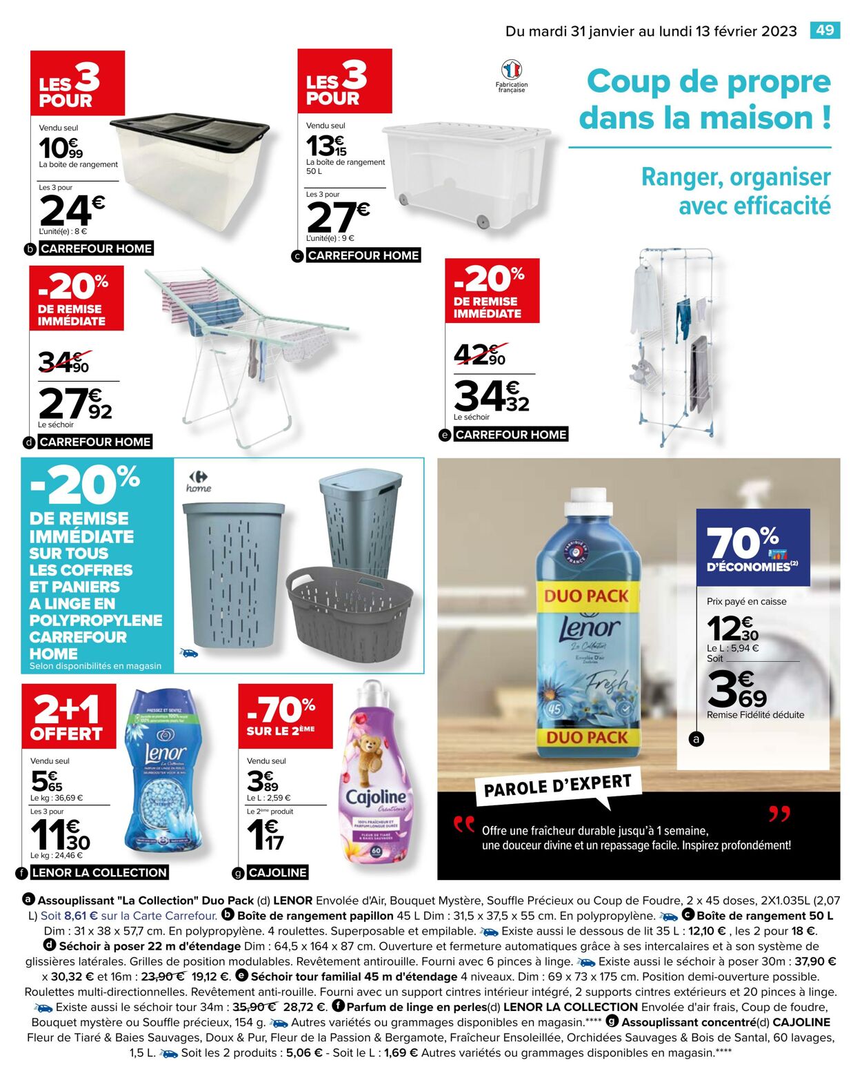 Catalogue Carrefour 31.01.2023 - 13.02.2023