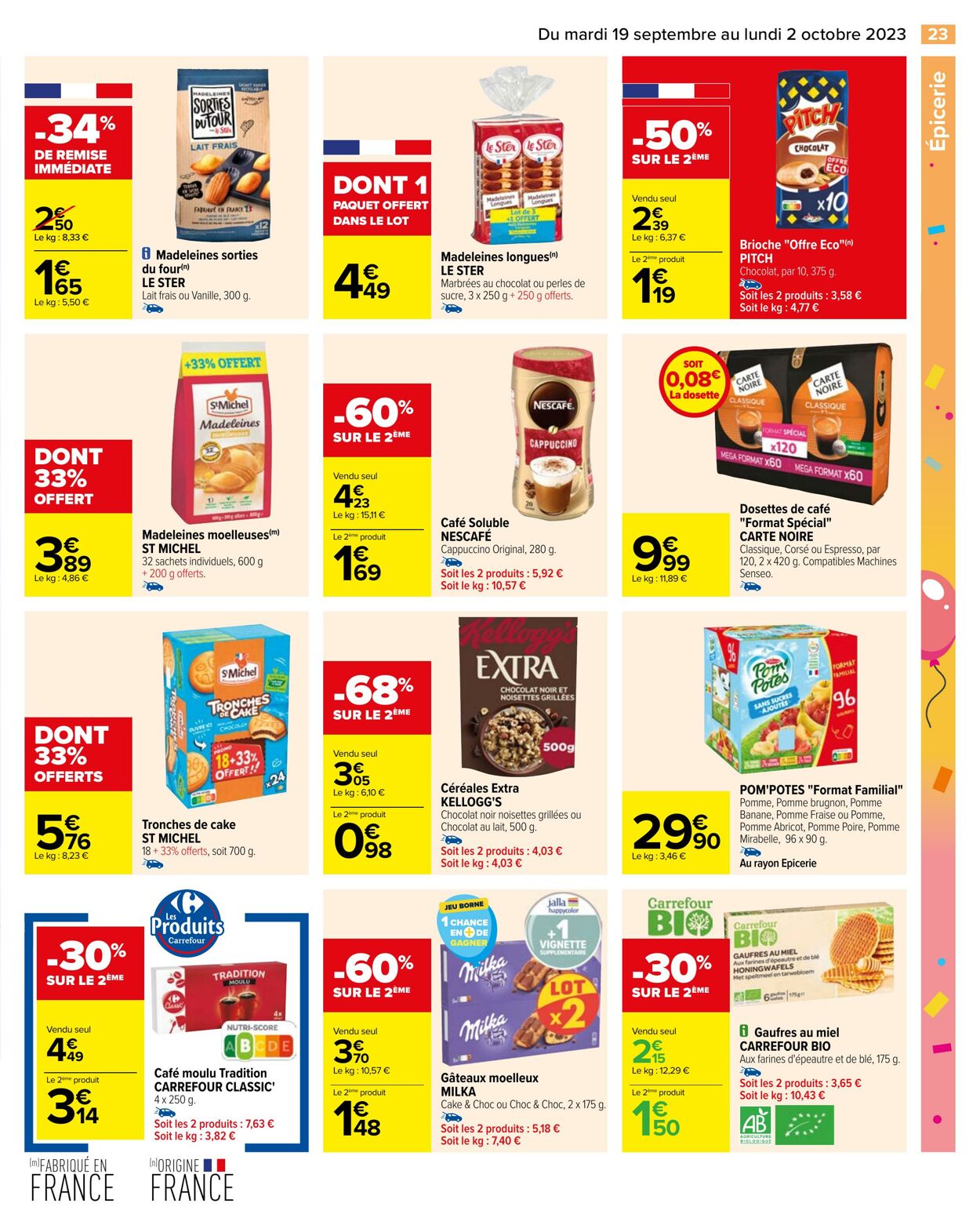 Catalogue Carrefour 19.09.2023 - 02.10.2023