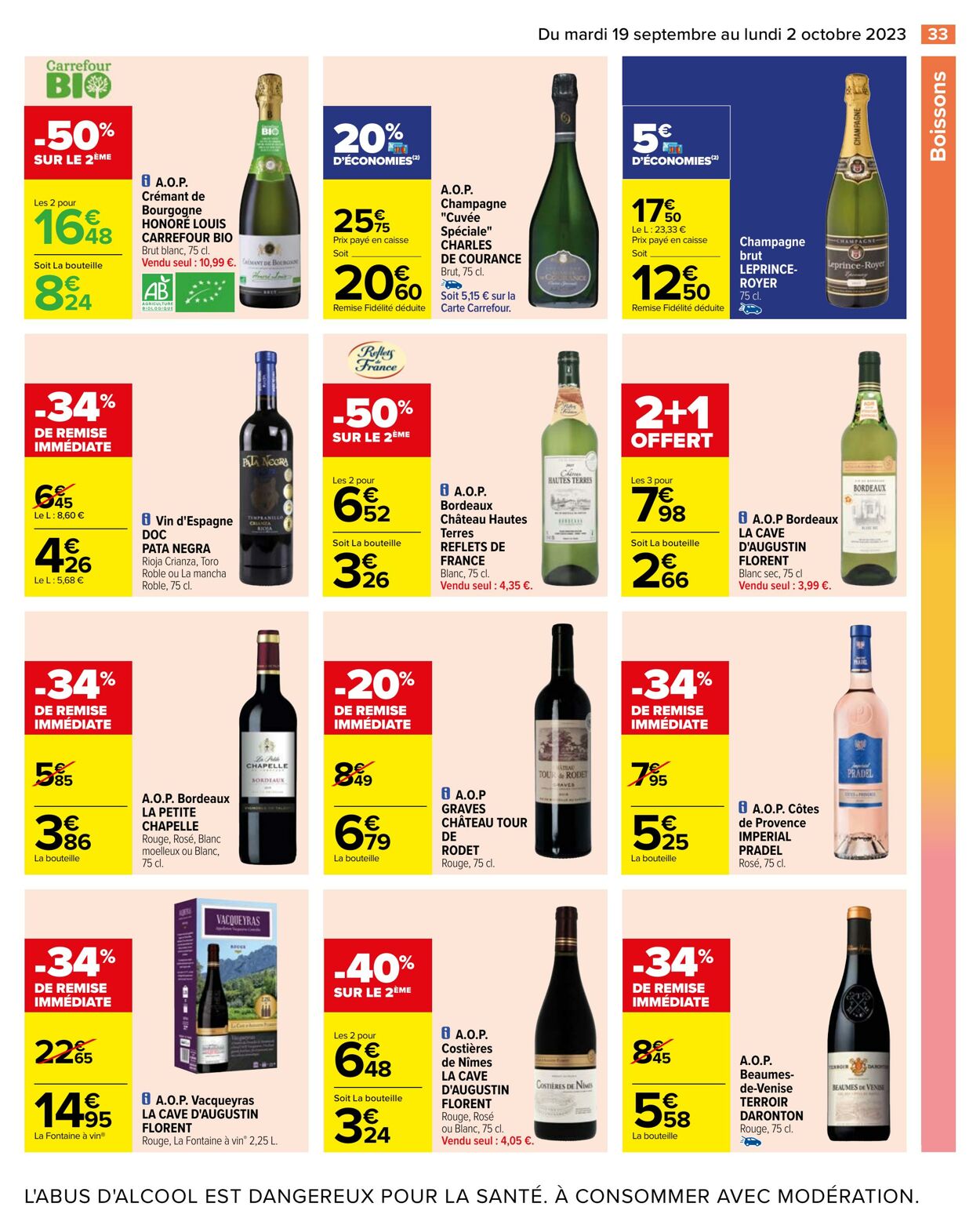 Catalogue Carrefour 19.09.2023 - 02.10.2023