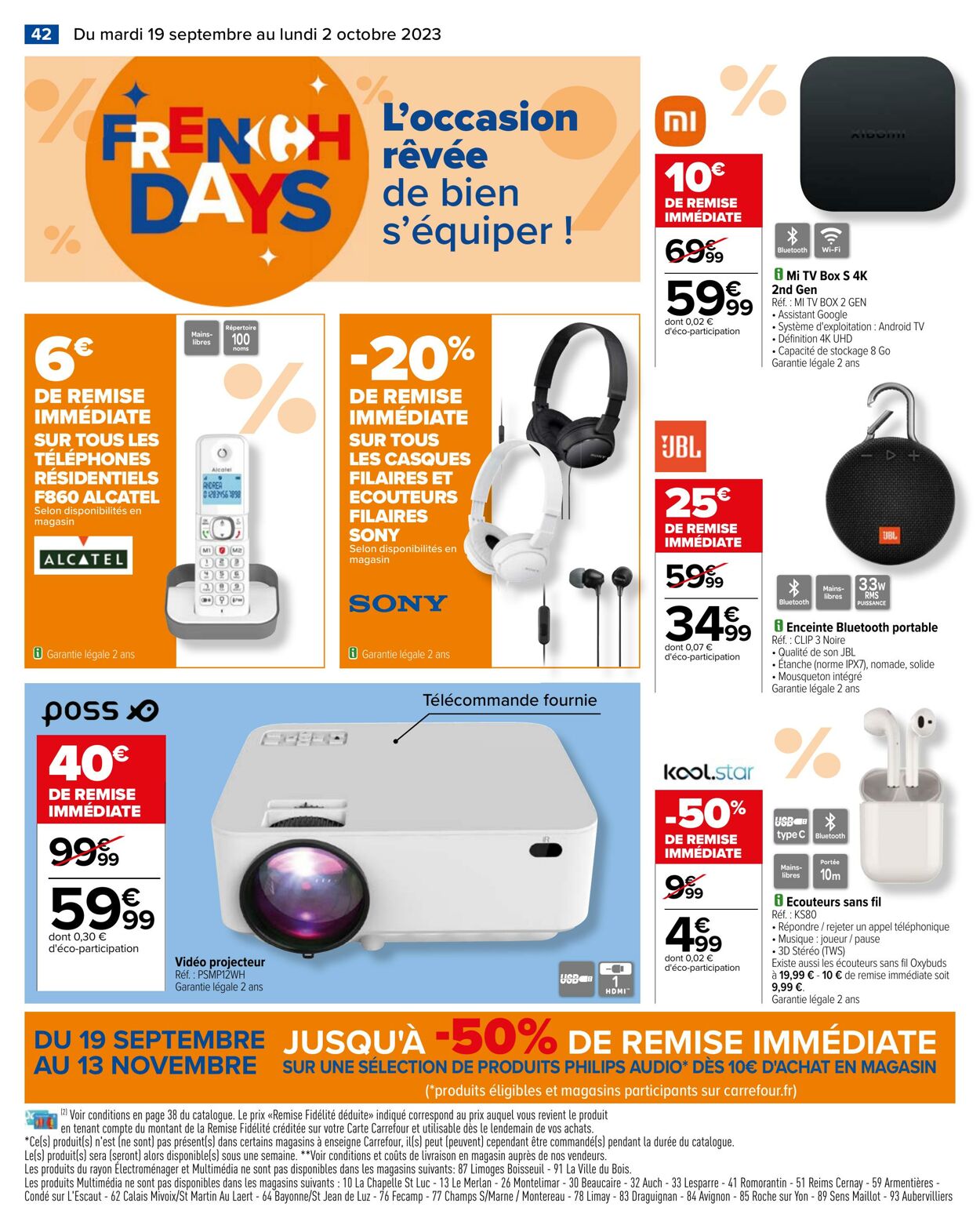 Catalogue Carrefour 19.09.2023 - 02.10.2023