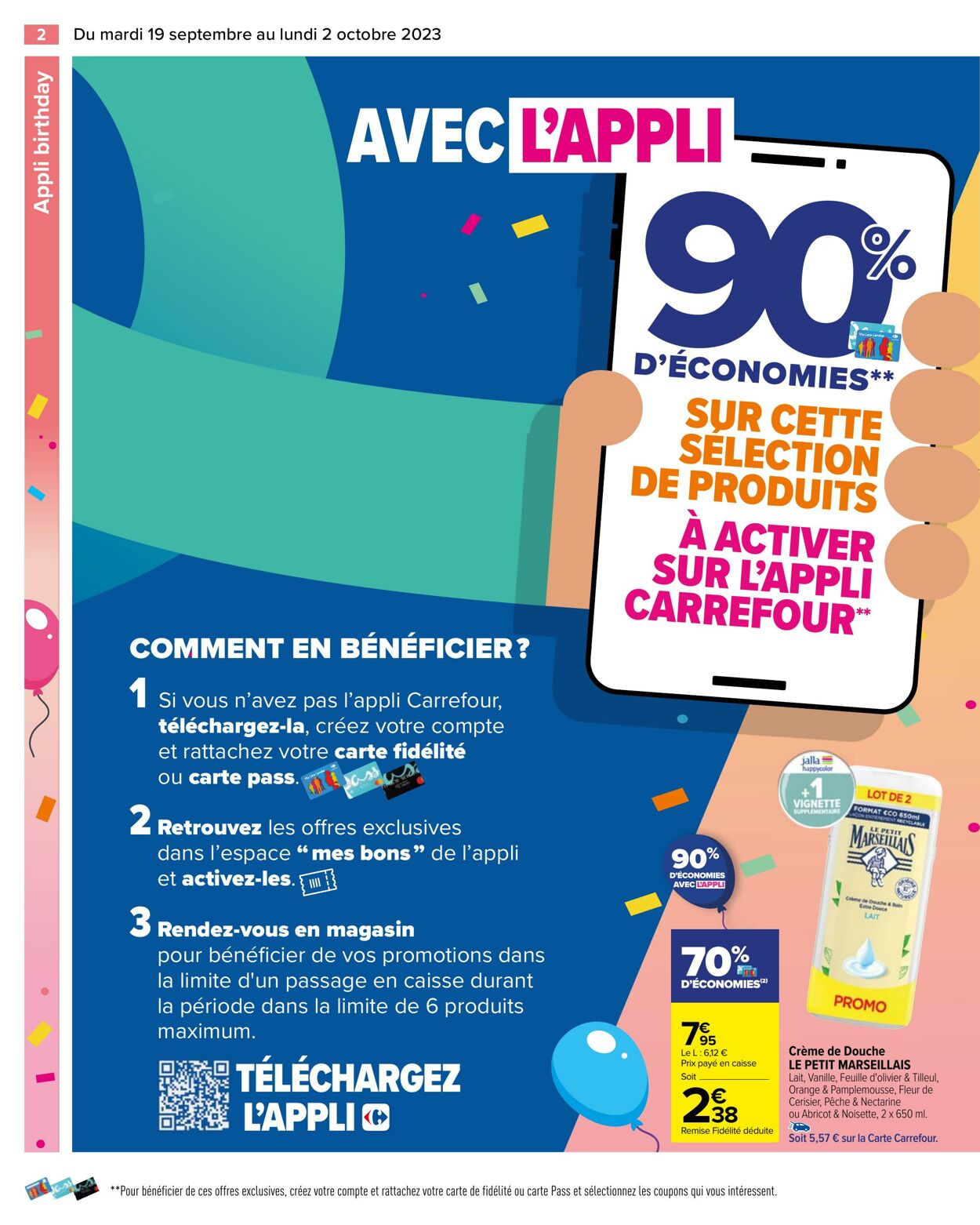 Catalogue Carrefour 19.09.2023 - 02.10.2023