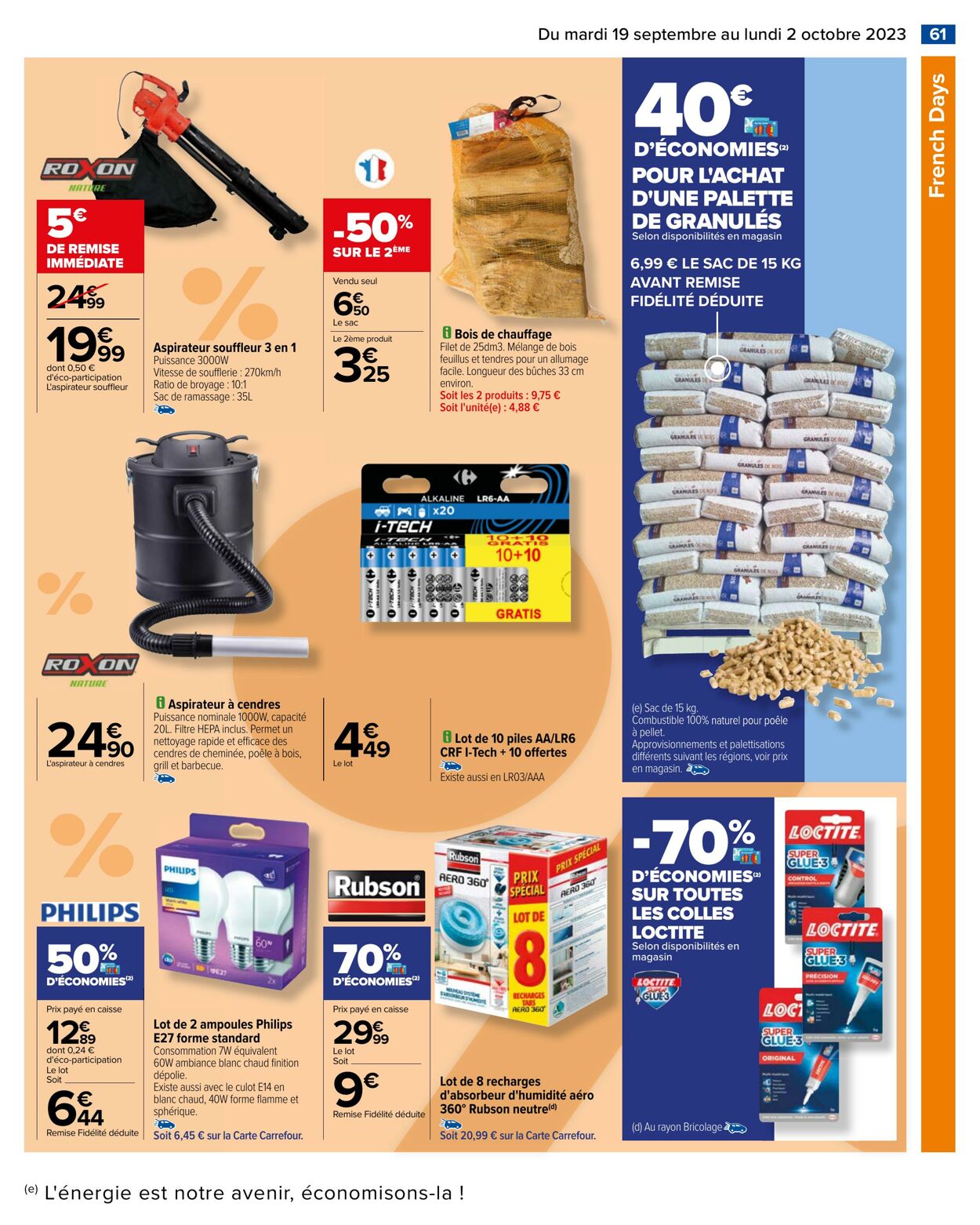 Catalogue Carrefour 19.09.2023 - 02.10.2023