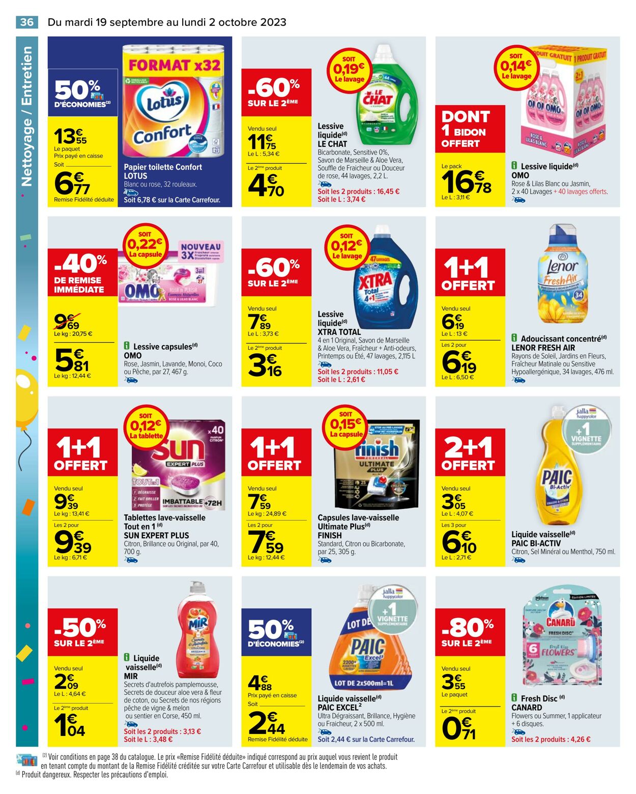 Catalogue Carrefour 19.09.2023 - 02.10.2023