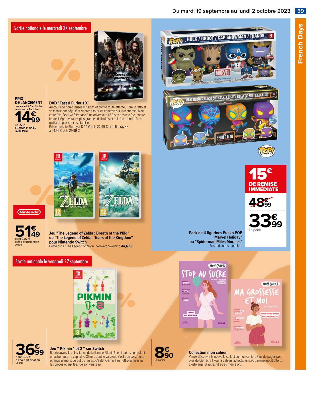 Catalogue Carrefour 19.09.2023 - 02.10.2023