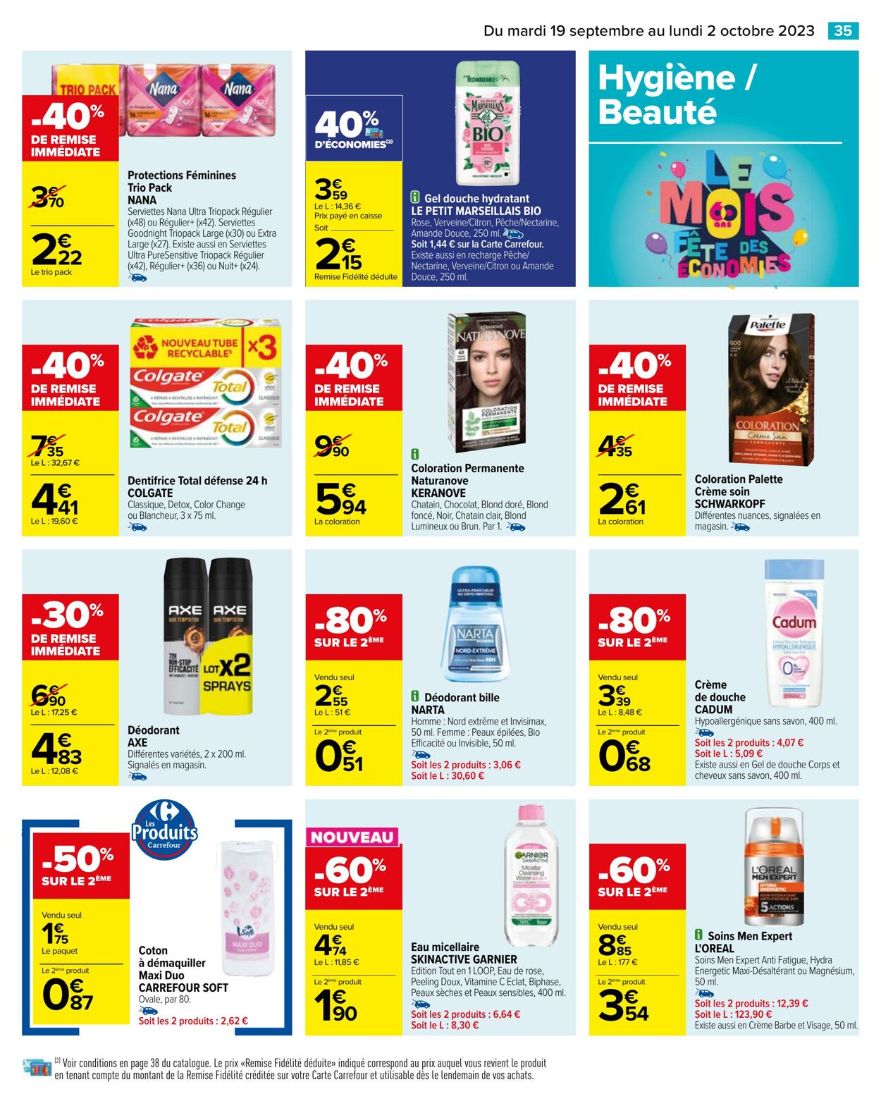 Catalogue Carrefour 19.09.2023 - 02.10.2023