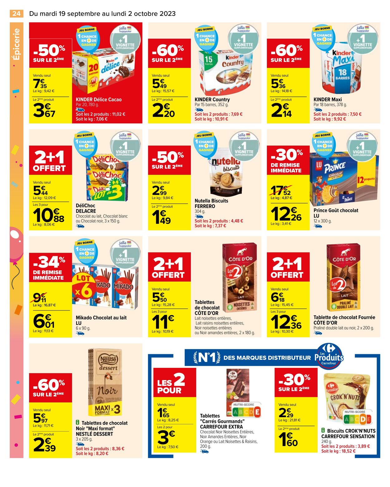 Catalogue Carrefour 19.09.2023 - 02.10.2023