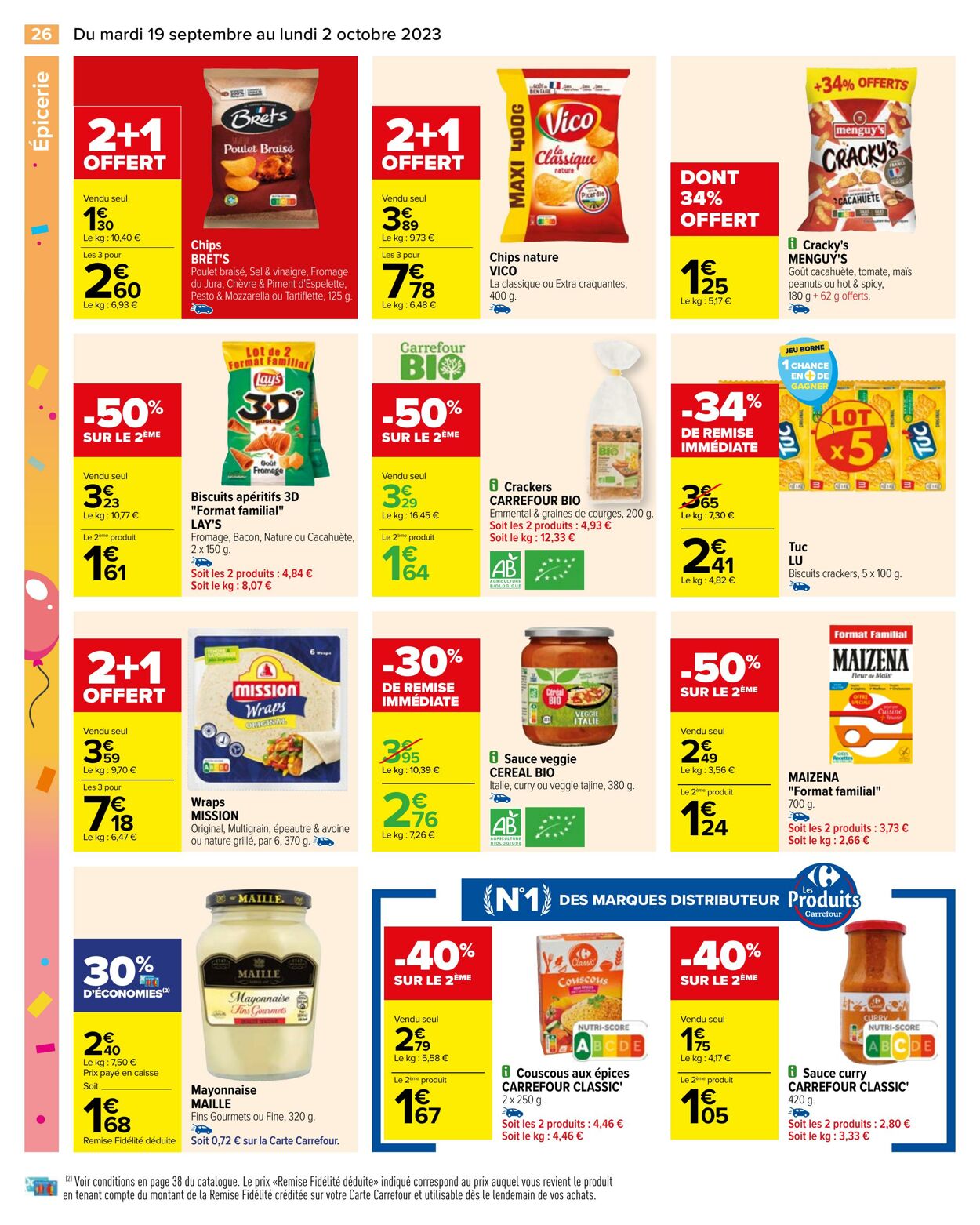 Catalogue Carrefour 19.09.2023 - 02.10.2023