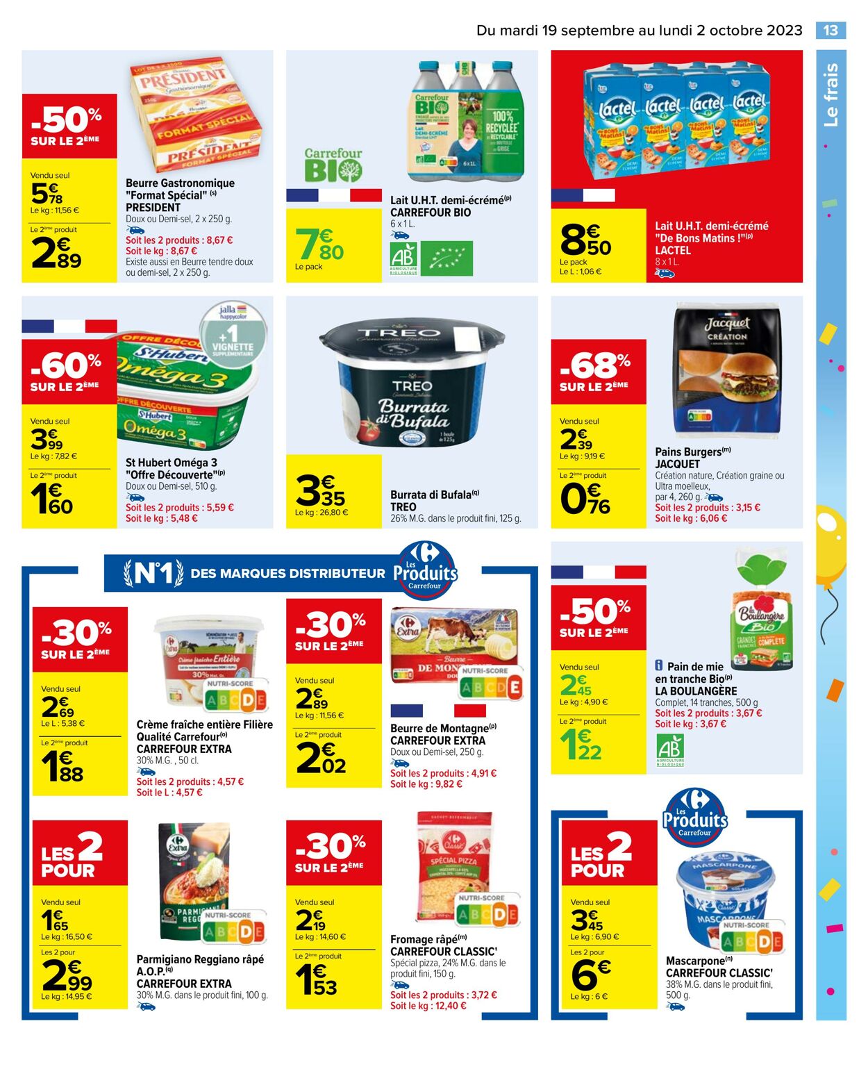 Catalogue Carrefour 19.09.2023 - 02.10.2023