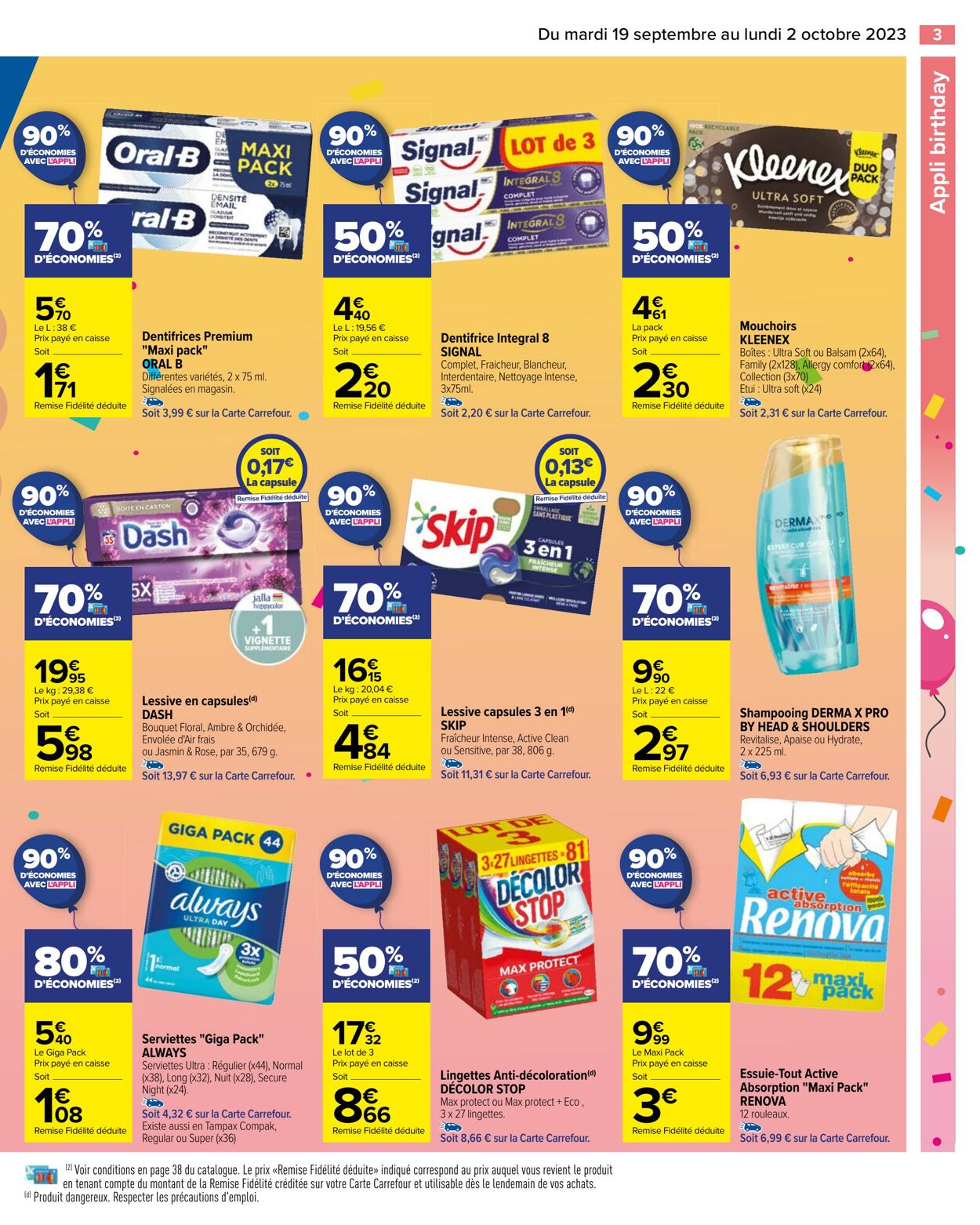 Catalogue Carrefour 19.09.2023 - 02.10.2023