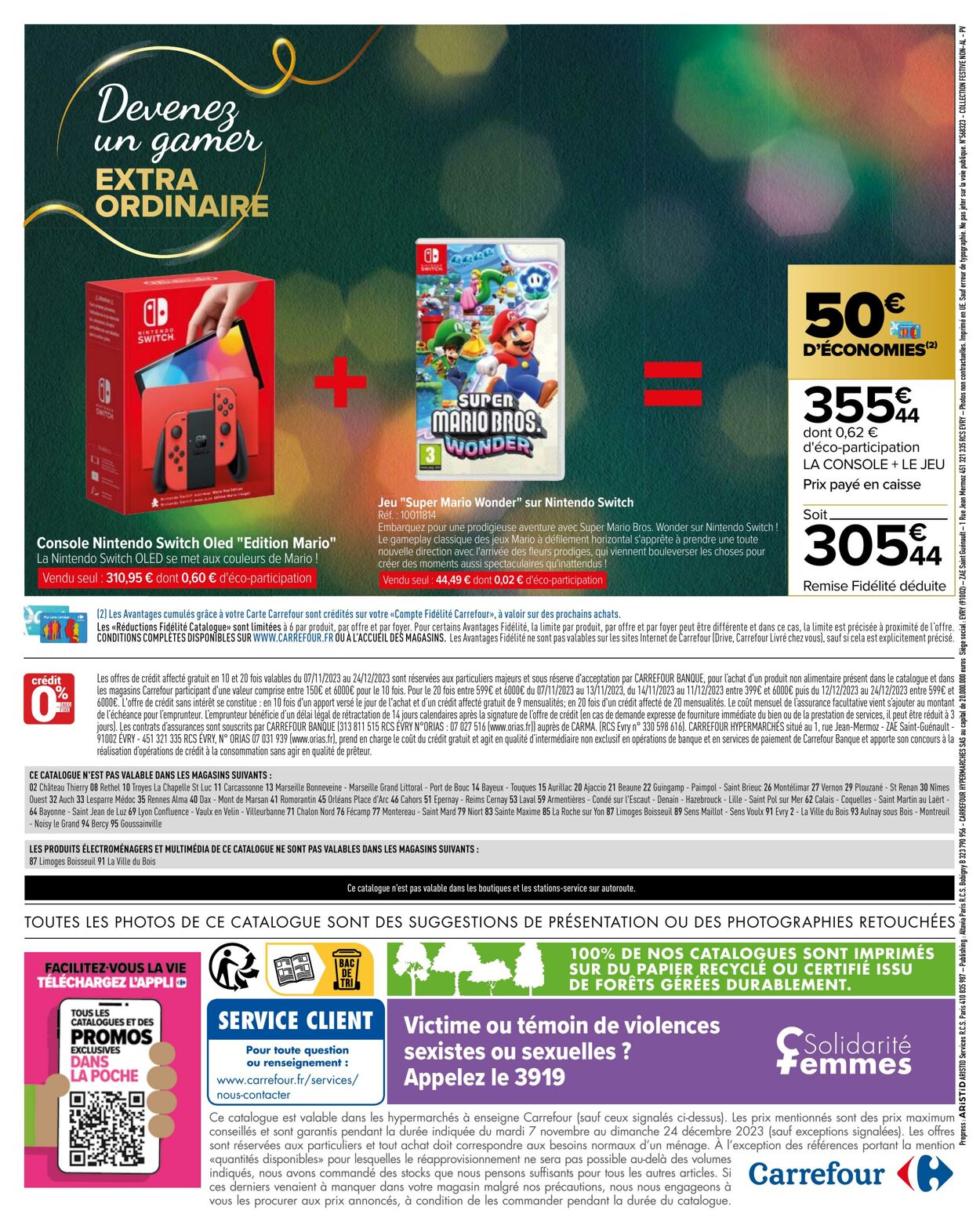 Catalogue Carrefour 07.11.2023 - 24.12.2023