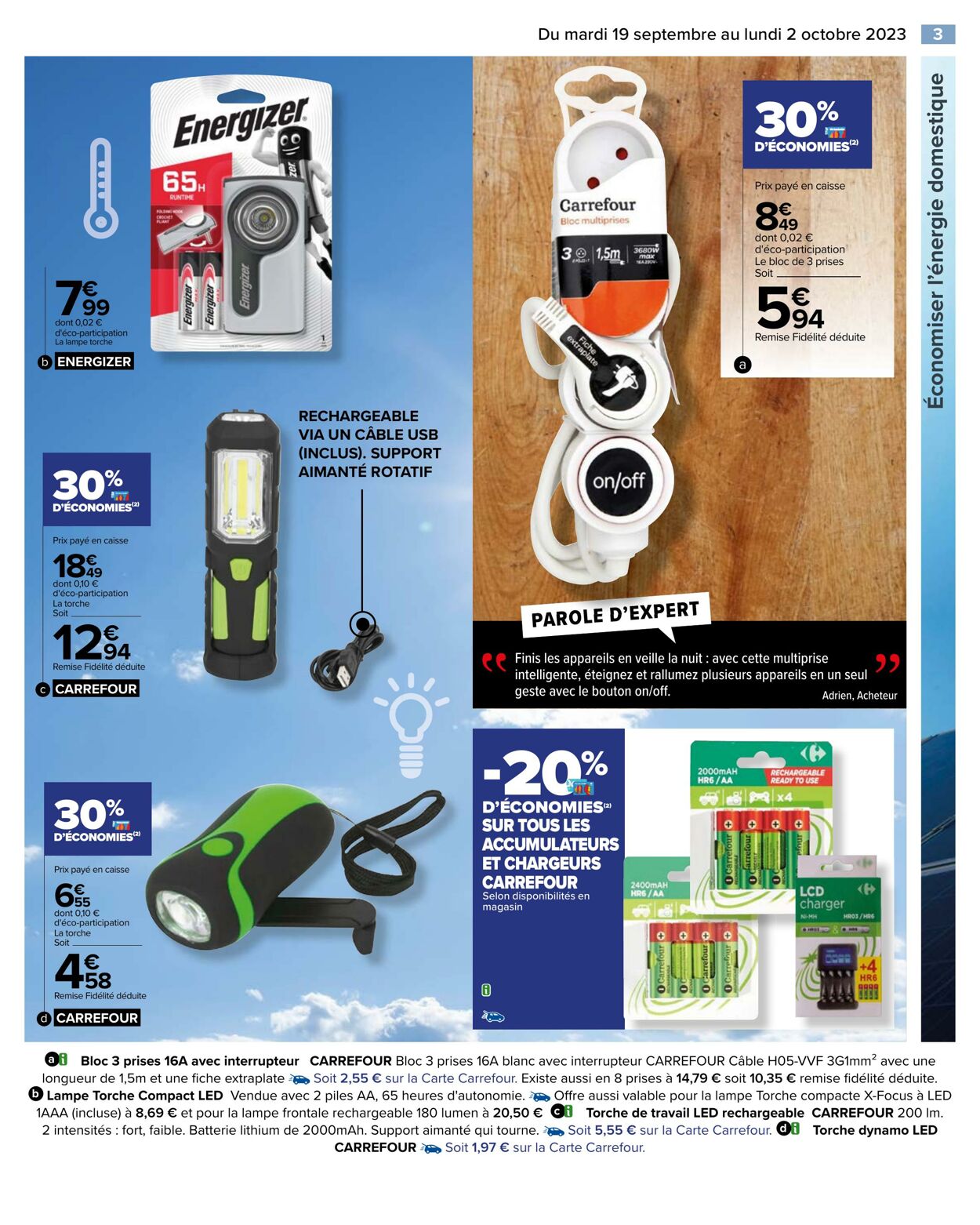 Catalogue Carrefour 19.09.2023 - 02.10.2023