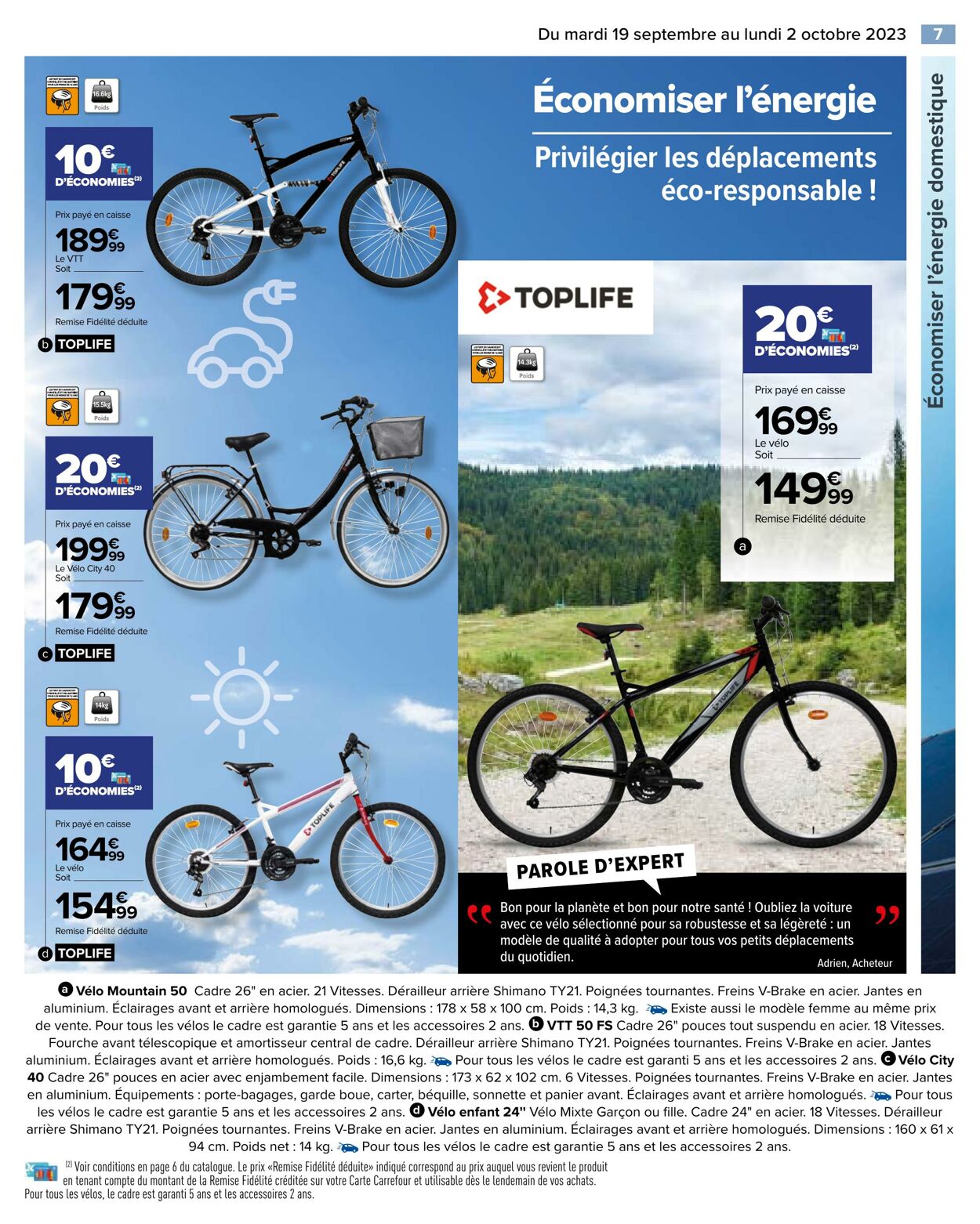 Catalogue Carrefour 19.09.2023 - 02.10.2023